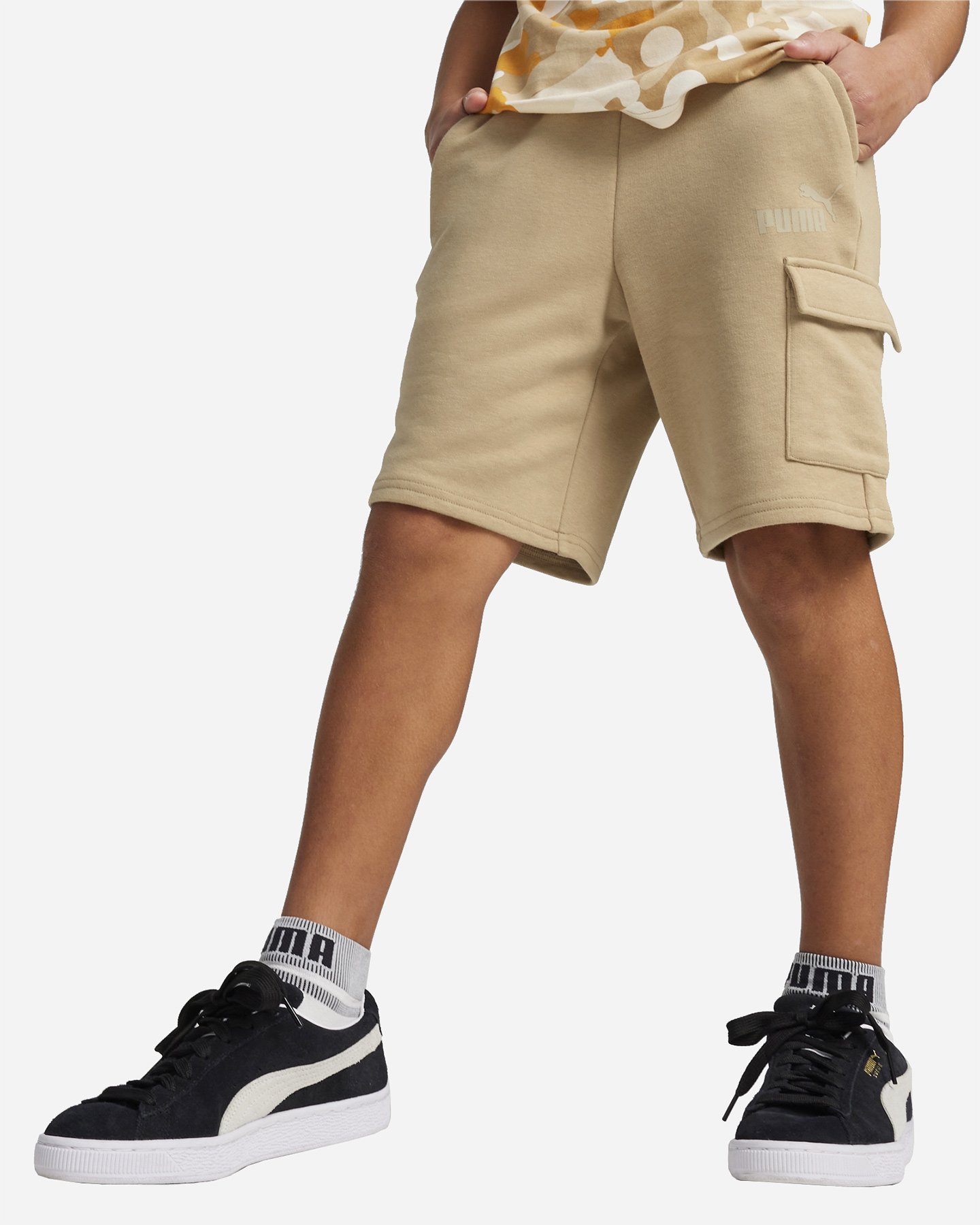 Pantaloncini PUMA CARGO JR - Beige - 2 | Cisalfa Sport
