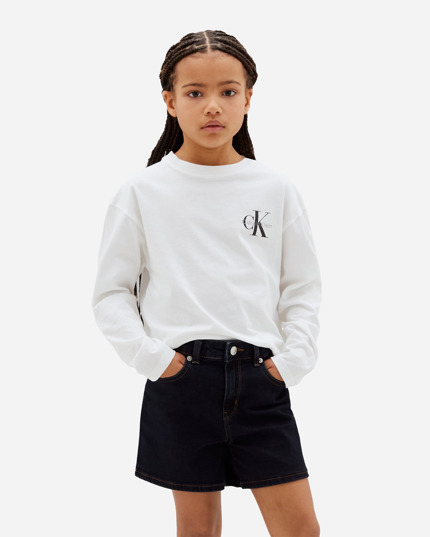 T-shirt CALVIN KLEIN JEANS LOGO JR - Bianco - 1 | Cisalfa Sport