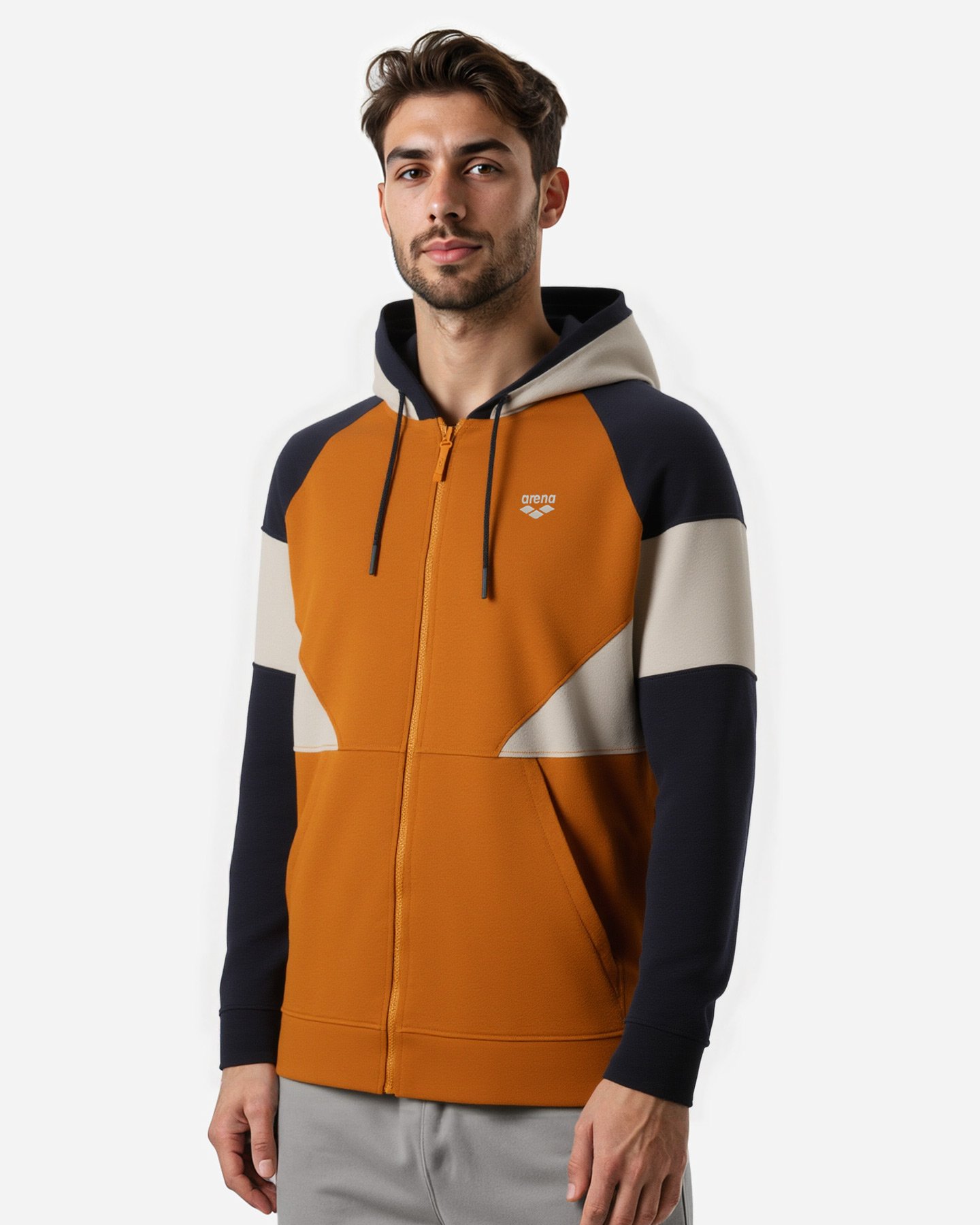 Felpa ARENA ATHLETIC PROGRESS M - Beige - 3 | Cisalfa Sport