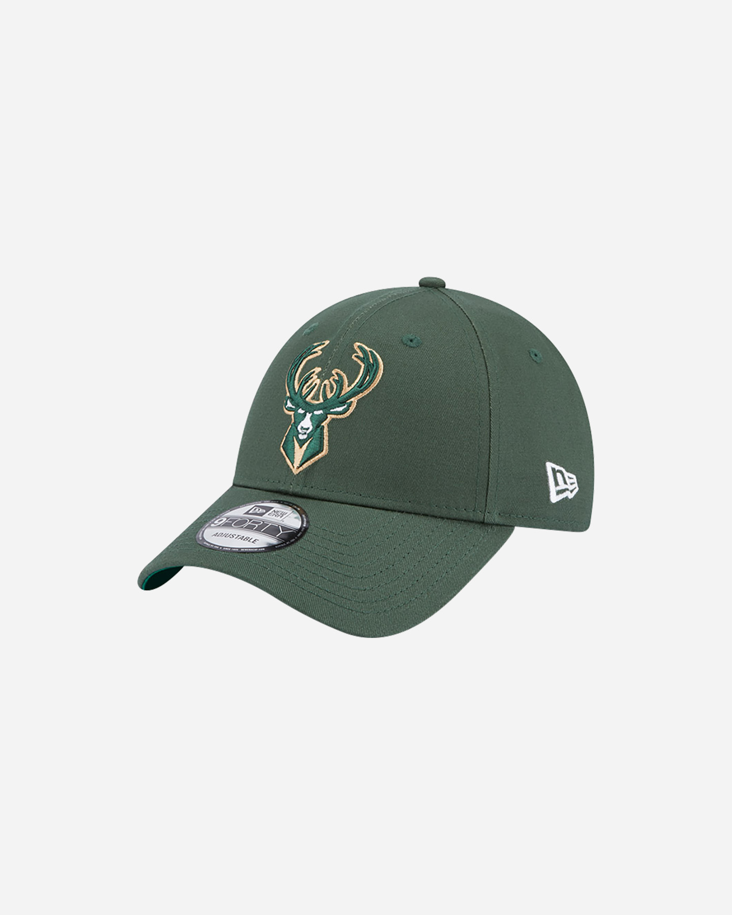 Cappellino NEW ERA 9FORTY TEAM SIDE PATCH MILWAUKEE BUCKS  - Verde - 0 | Cisalfa Sport