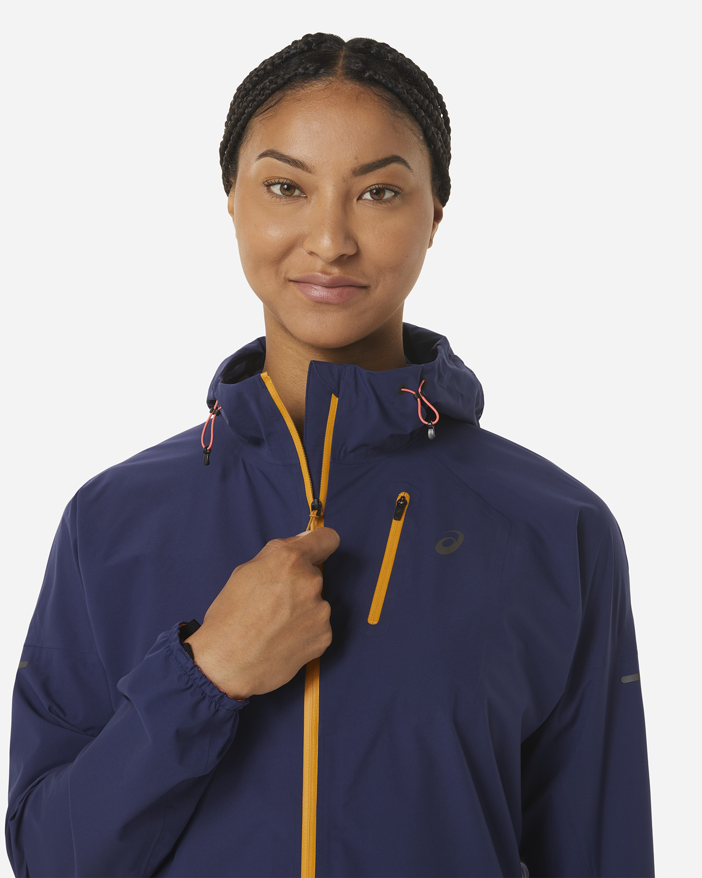 Giacca running ASICS FUJITRAIL WP W - Blu - 4 | Cisalfa Sport