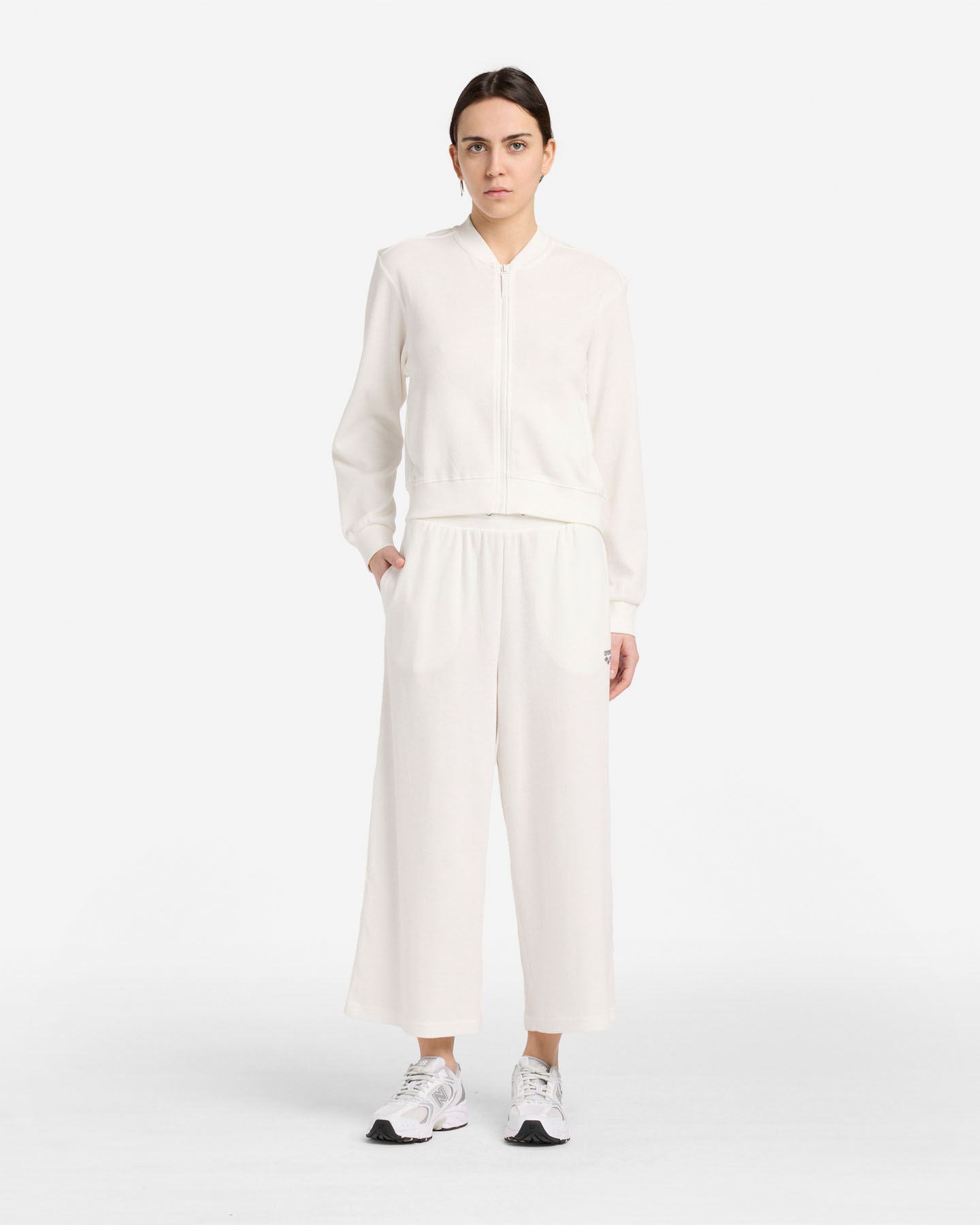 Felpa ARENA ATHLETIC ESSENTIAL W - Bianco - 4 | Cisalfa Sport