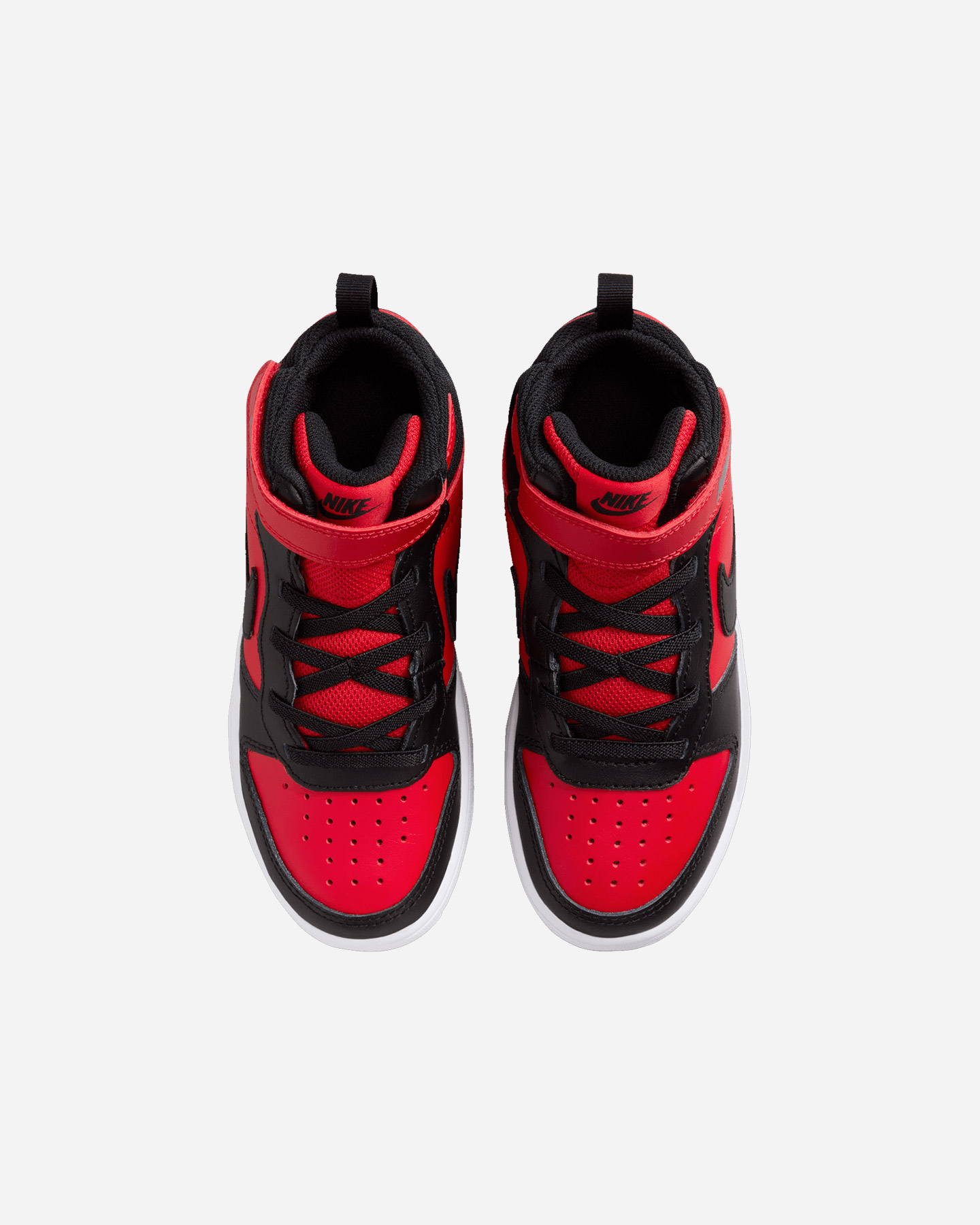 Scarpe sneakers NIKE COURT BOROUGH MID 2 PS JR - Rosso - 2 | Cisalfa Sport