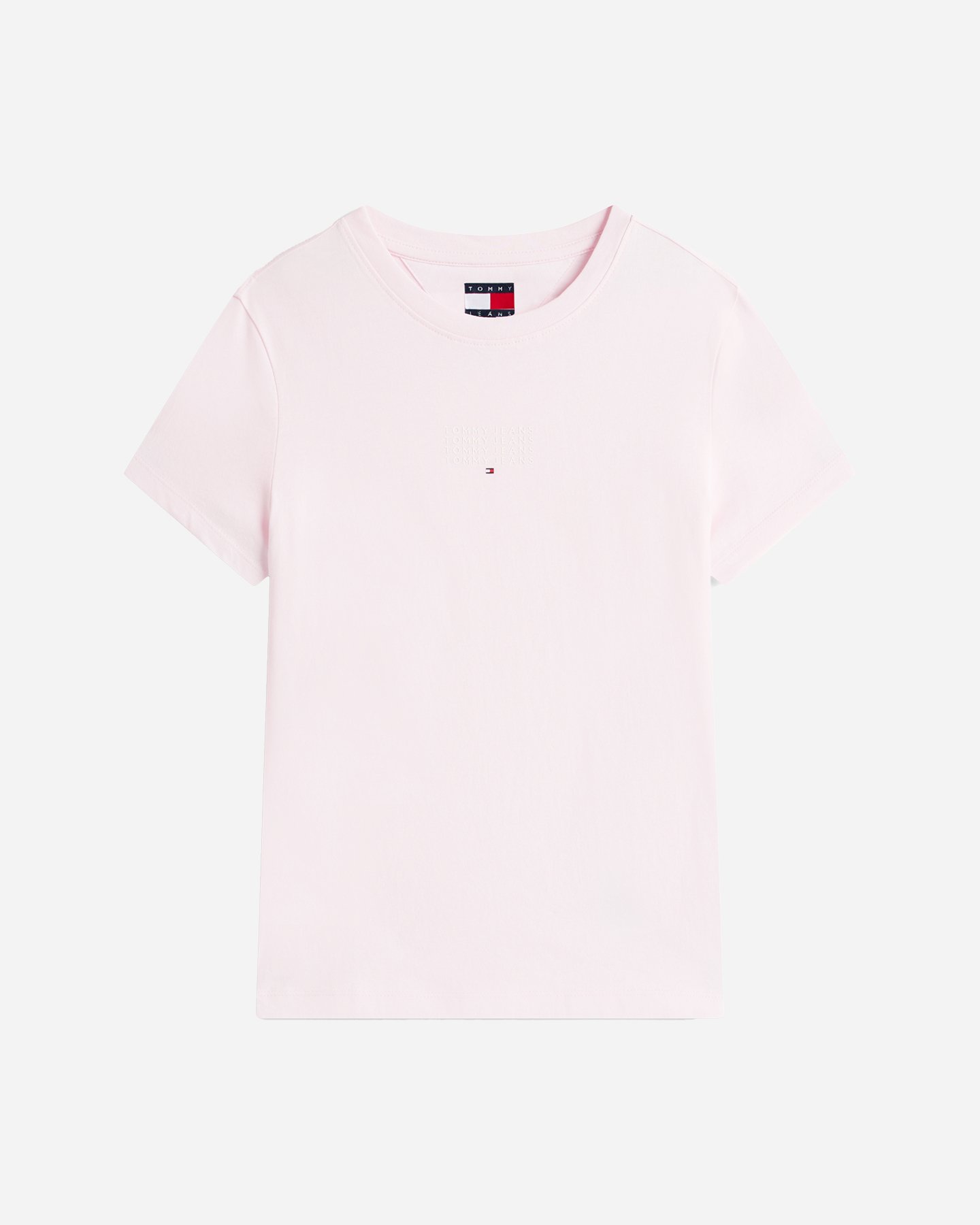 T-shirt TOMMY HILFIGER SLIM MULTI LINEAR W - Rosa - 0 | Cisalfa Sport