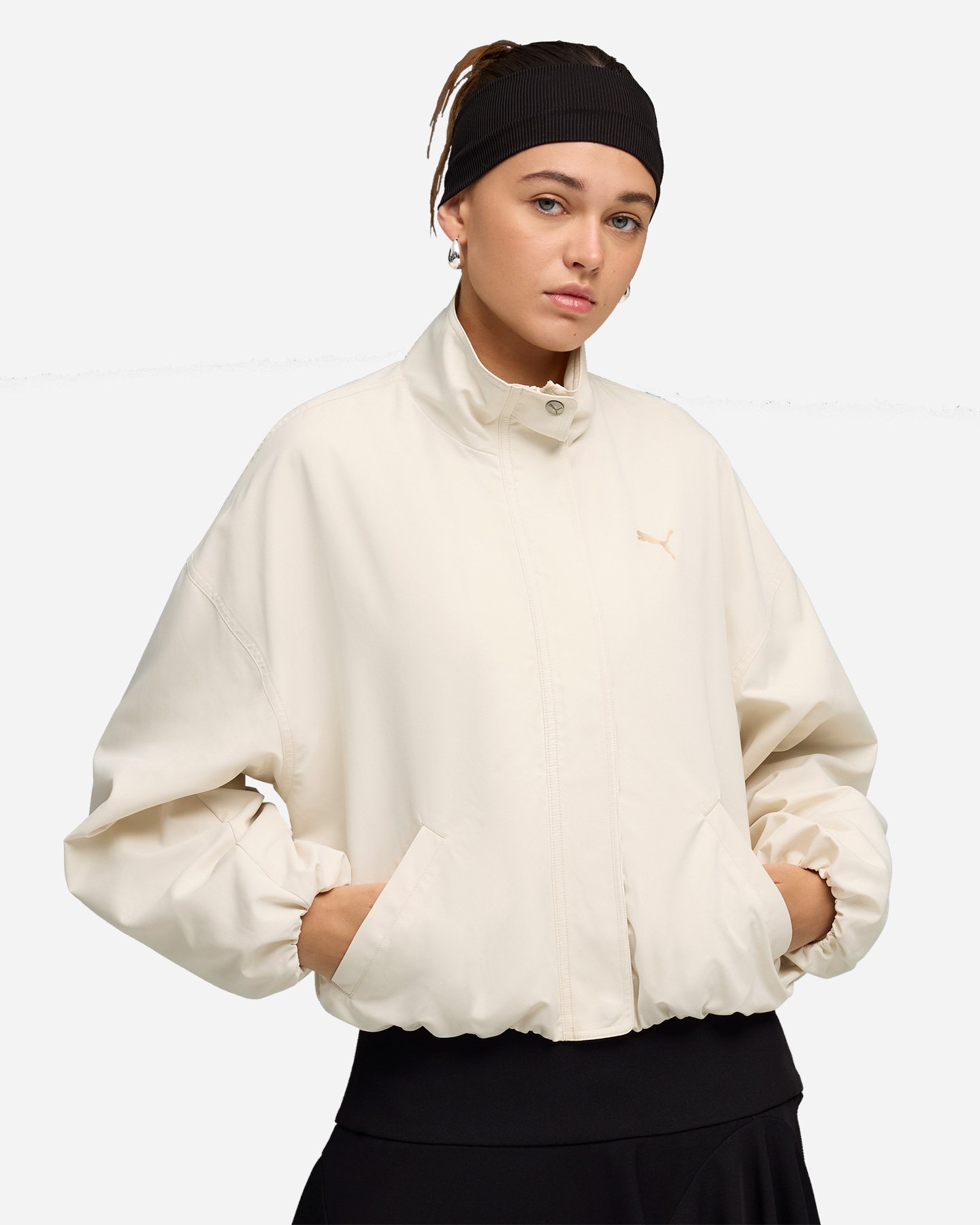 Felpa PUMA BASIC W - Bianco - 2 | Cisalfa Sport