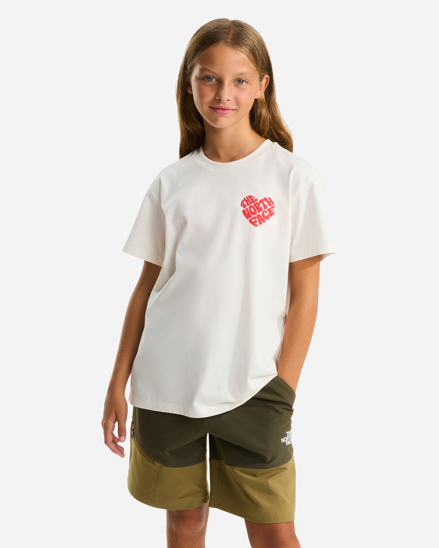 T-shirt THE NORTH FACE BRAND PROUD JR - Beige - 2 | Cisalfa Sport