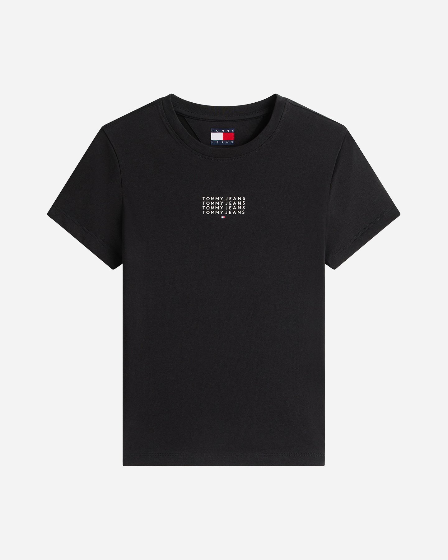 T-shirt TOMMY HILFIGER SLIM MULTI LINEAR W - Nero - 0 | Cisalfa Sport
