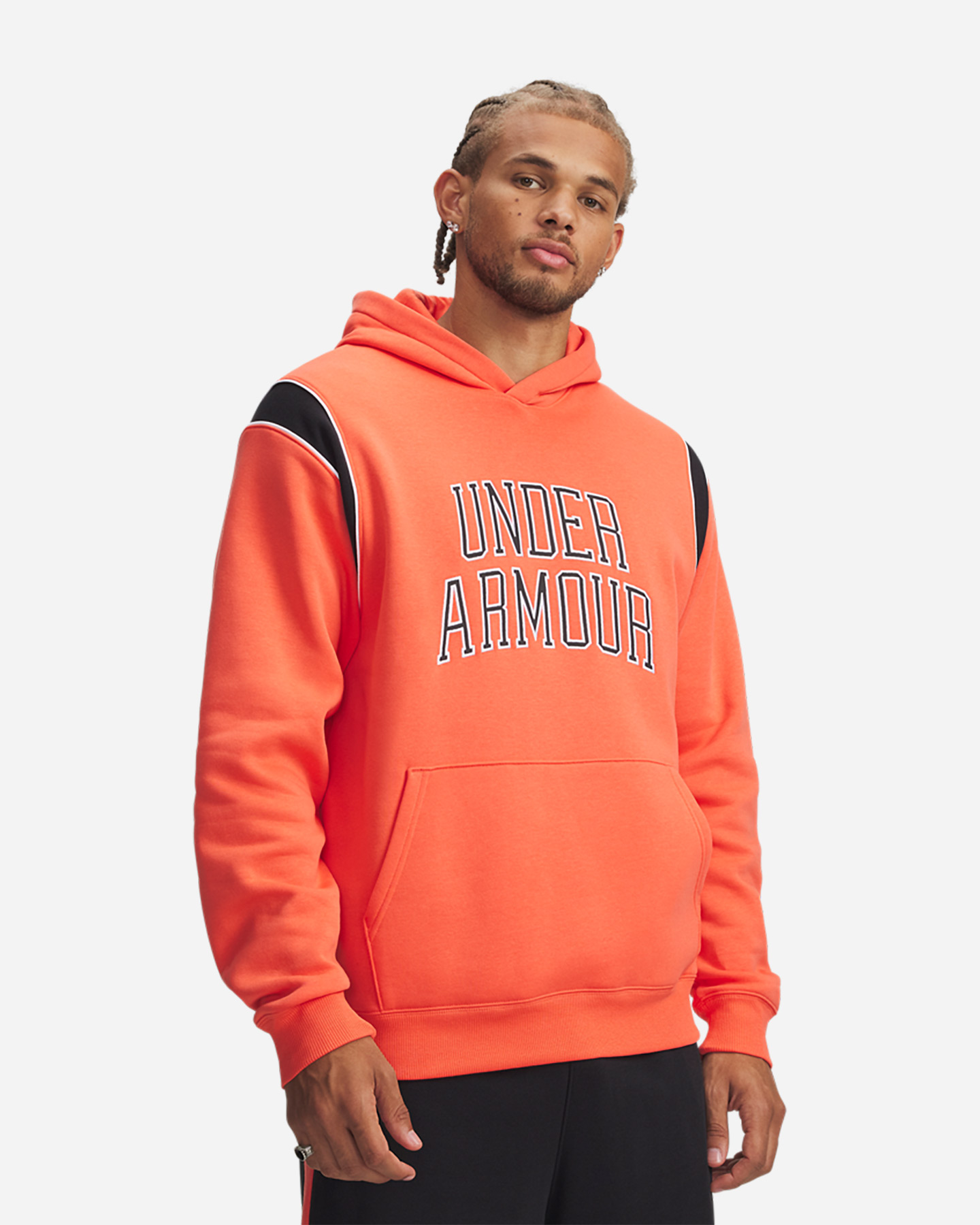 Felpa UNDER ARMOUR RIVAL FLEECE M - Rosso - 0 | Cisalfa Sport