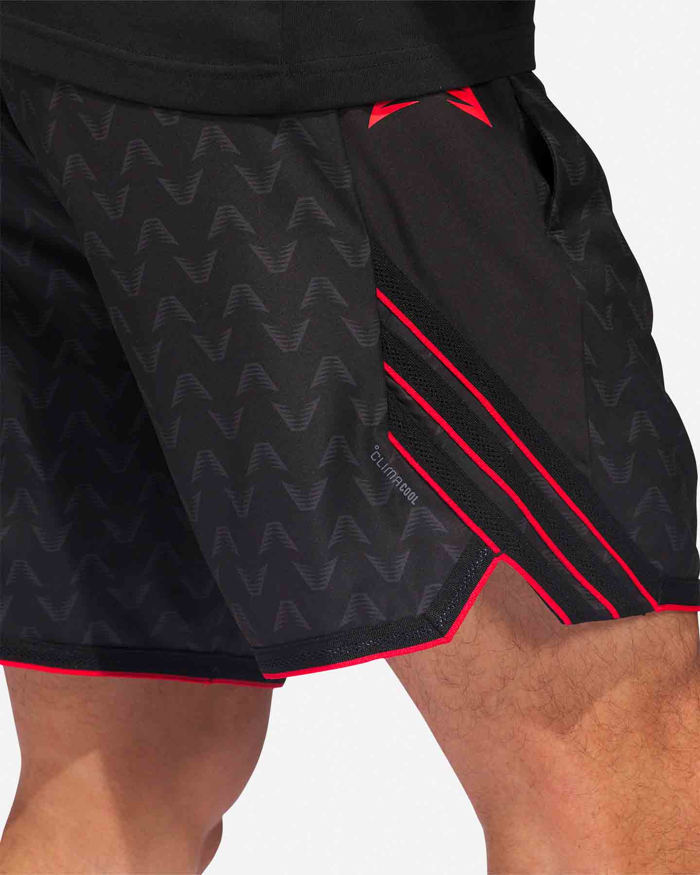 Pantaloncini basket ADIDAS ANTHONY EDWARDS CRAZY LITE M - Nero - 5 | Cisalfa Sport