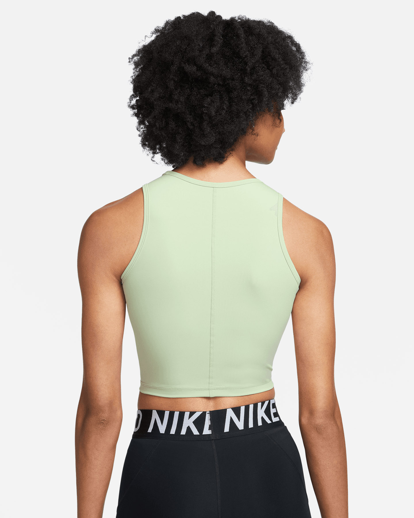 Canotta training NIKE DRI FIT CROP GRAPHIC PRO W - Verde - 1 | Cisalfa Sport