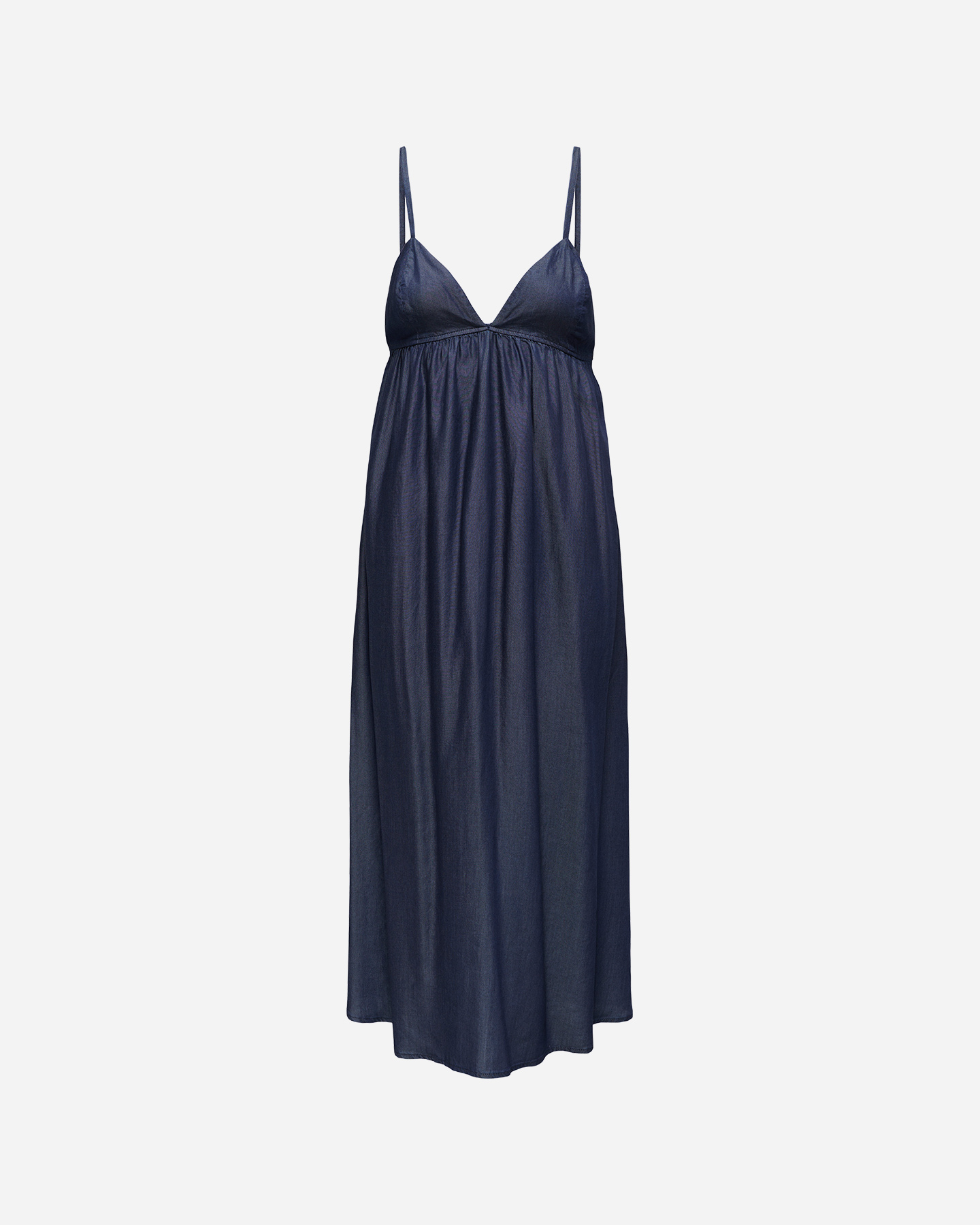 Only Bara Long Tencel W - Abito - Donna - Denim