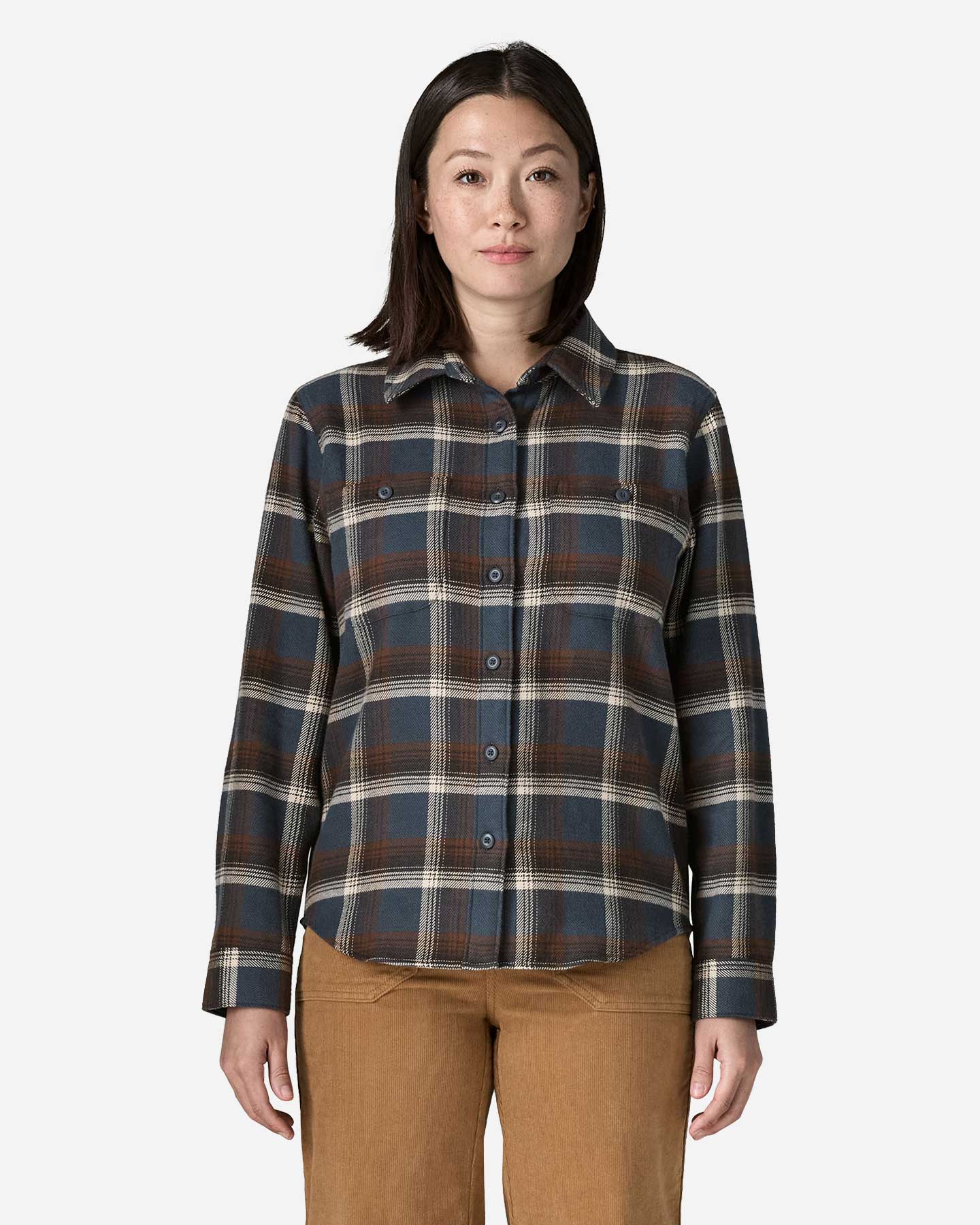 Fjord Flannel W - Camicia - Donna - Blu