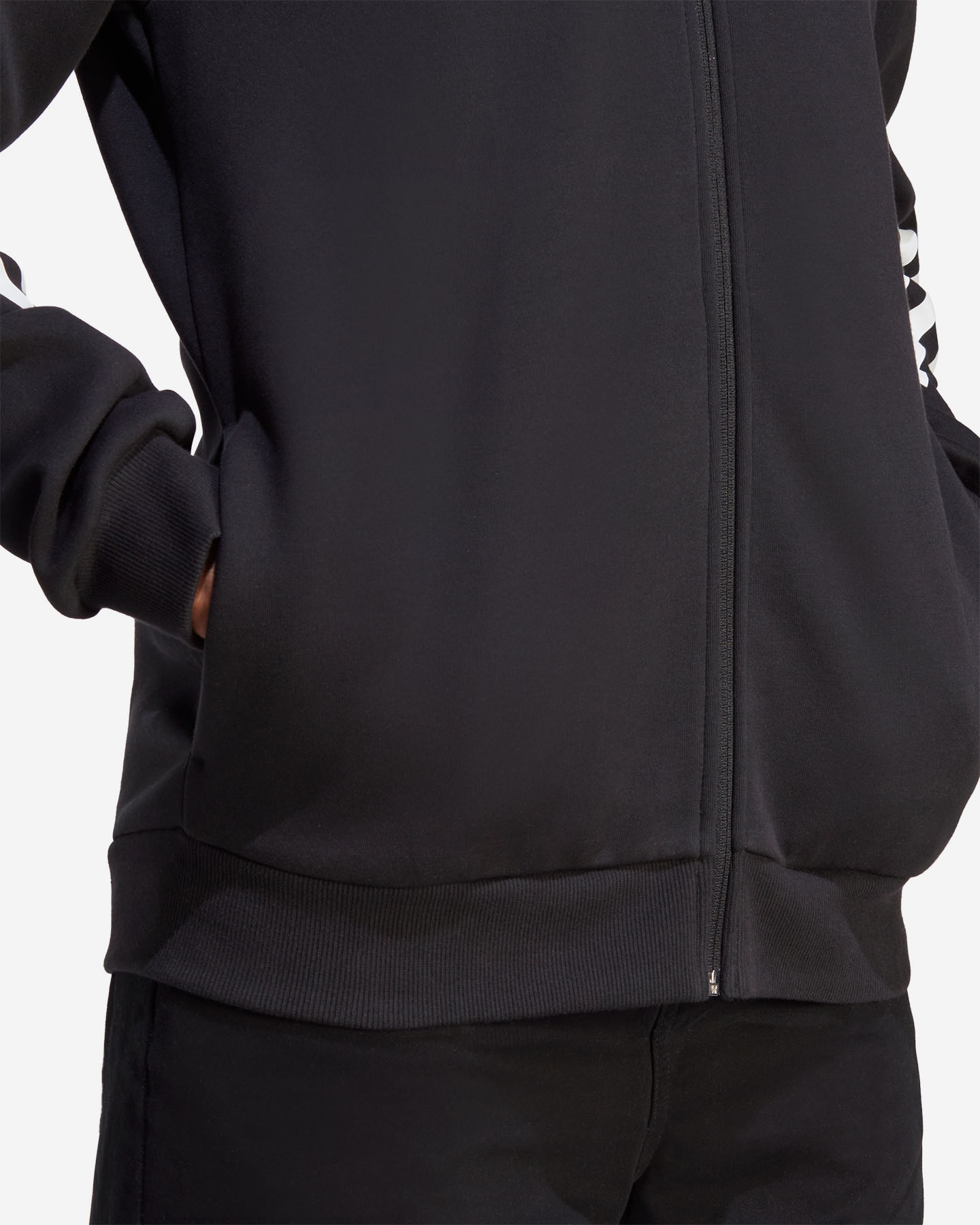 Felpa ADIDAS 3STRIPES M - Nero - 5 | Cisalfa Sport
