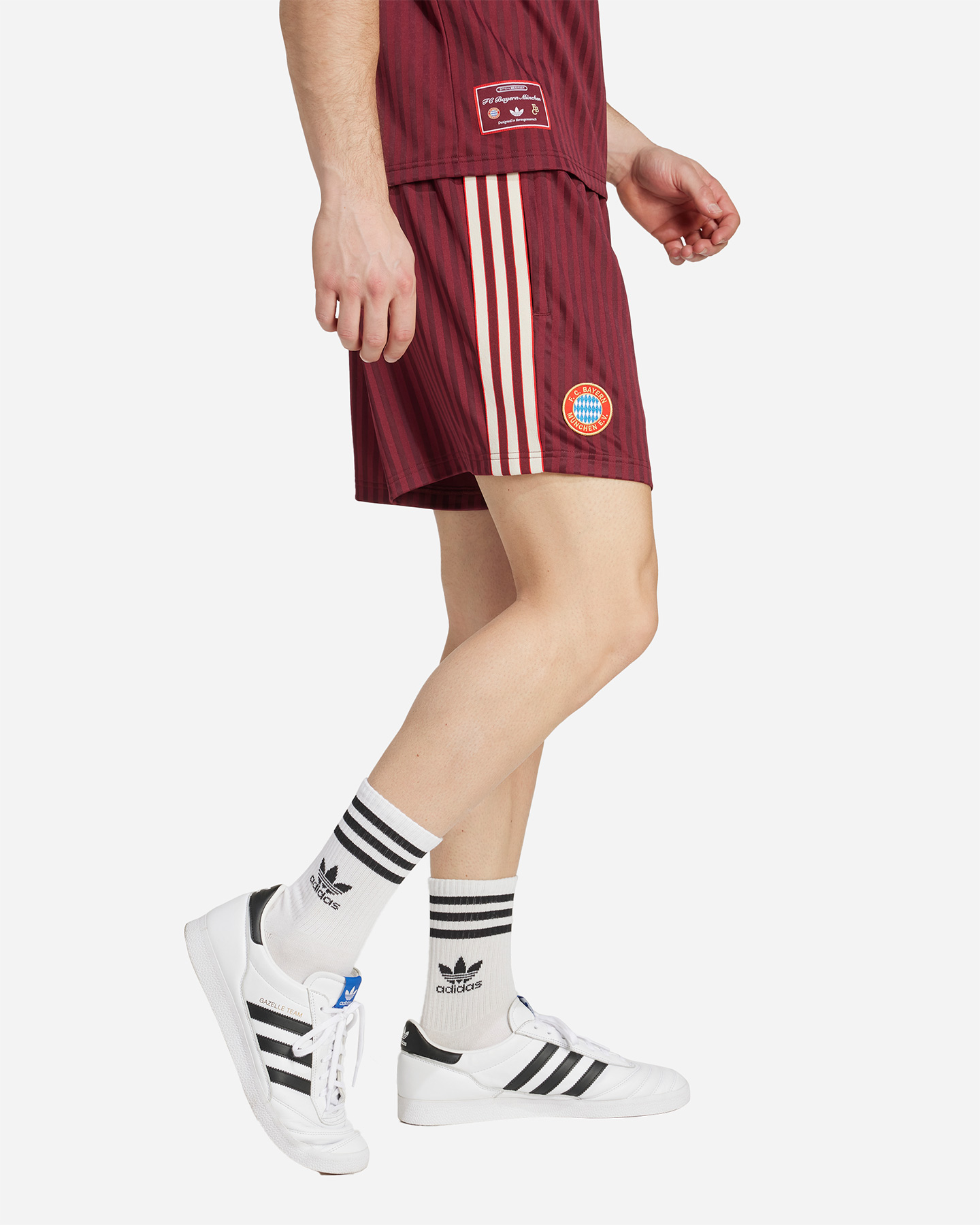 Pantaloncini calcio ufficiali ADIDAS BAYERN MONACO OG ICON 24-25 M - Rosso - 3 | Cisalfa Sport