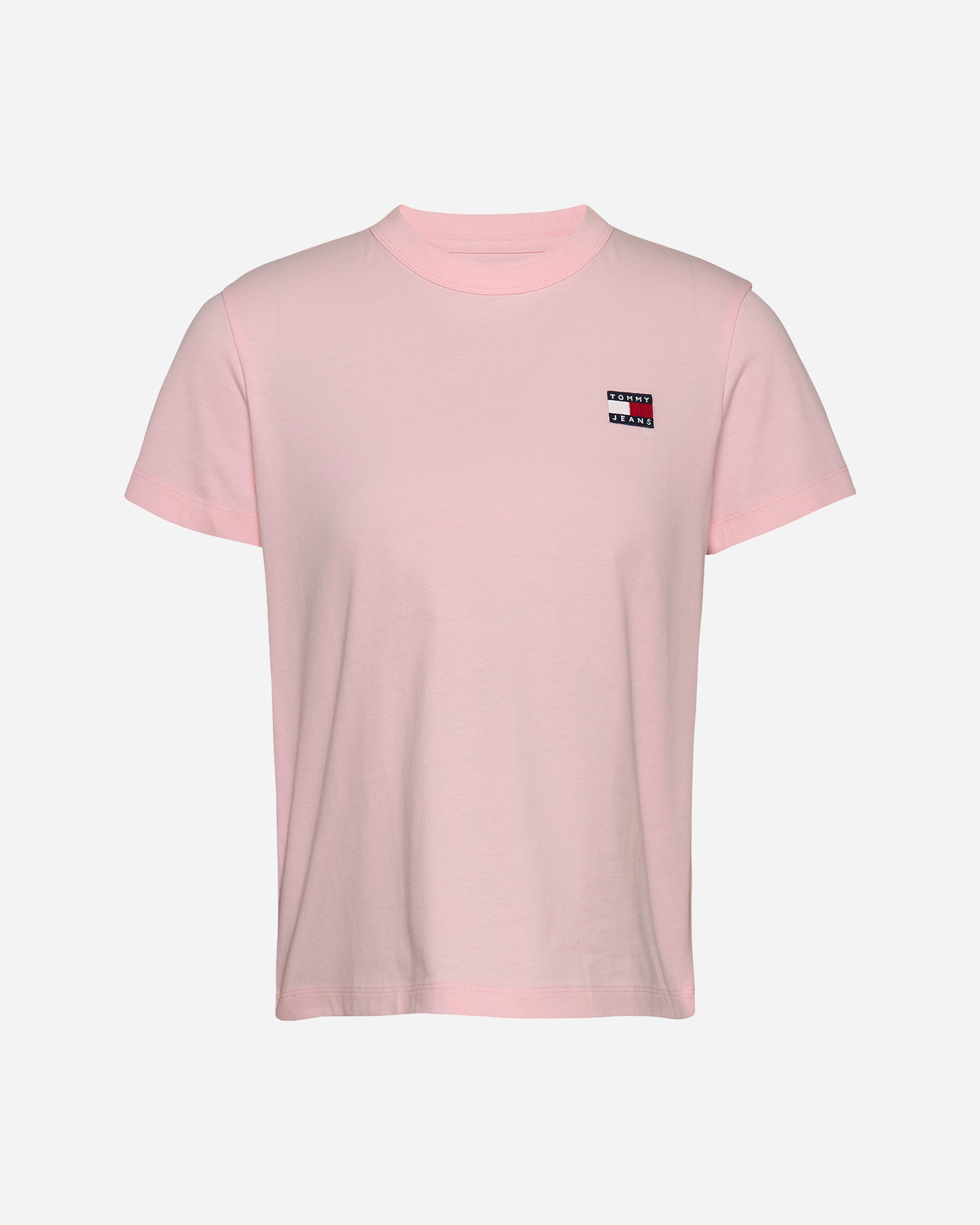 T-shirt TOMMY HILFIGER LOGO BADGE W - Rosa - 0 | Cisalfa Sport