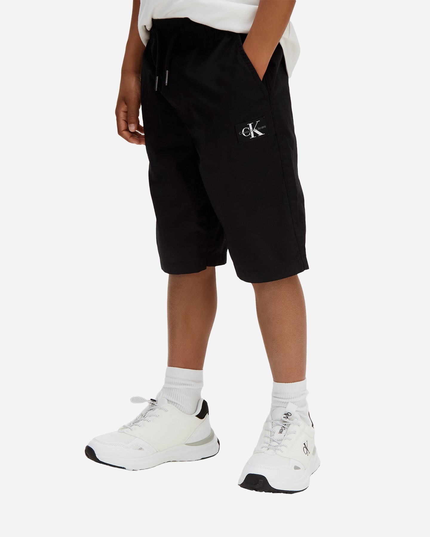Bermuda CALVIN KLEIN JEANS CLASSIC JR - Nero - 4 | Cisalfa Sport