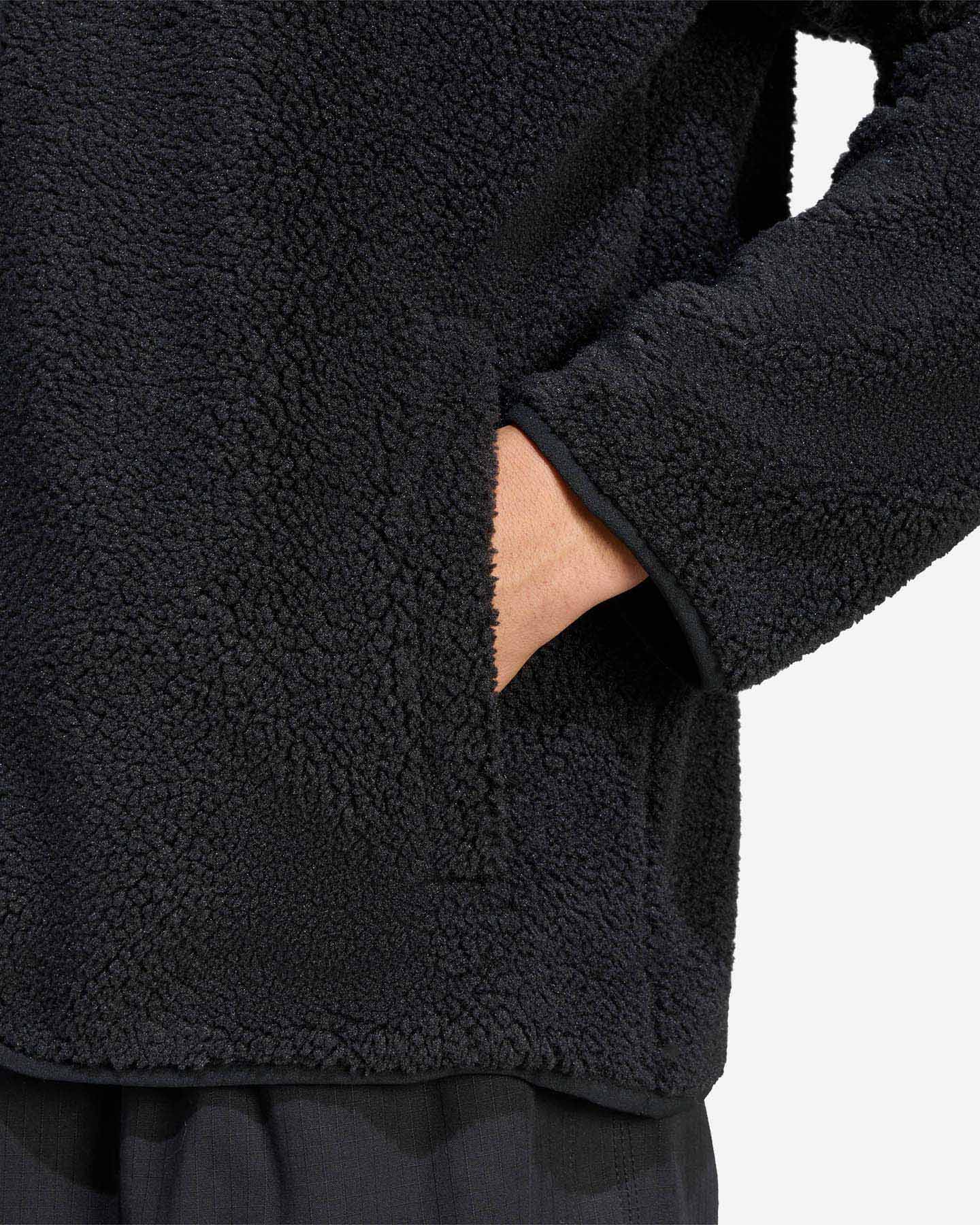 Felpa ADIDAS SMALL LOGO TREFOIL M - Nero - 5 | Cisalfa Sport