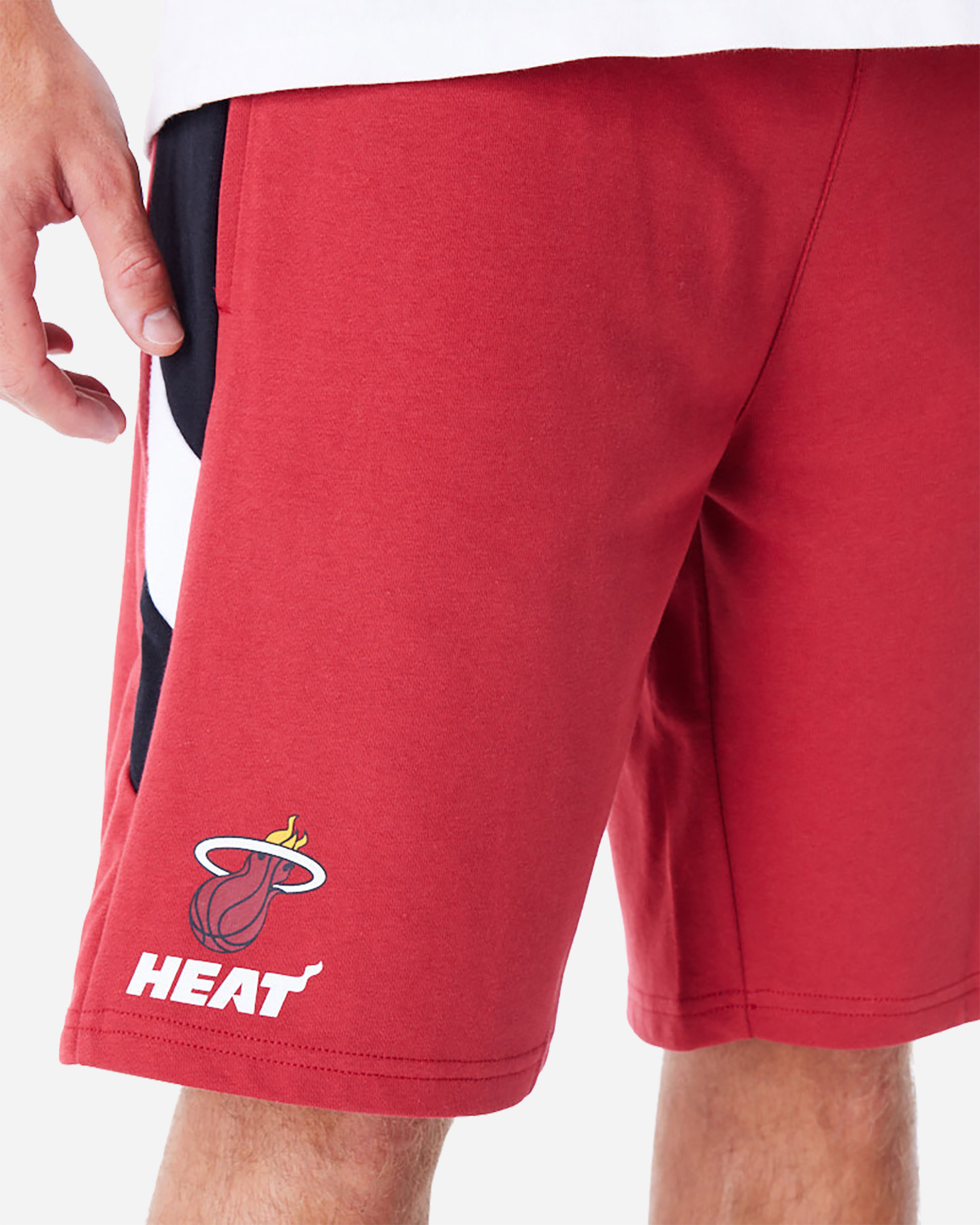 Shorts nba NEW ERA PANEL OS HEAT M - Rosso - 3 | Cisalfa Sport