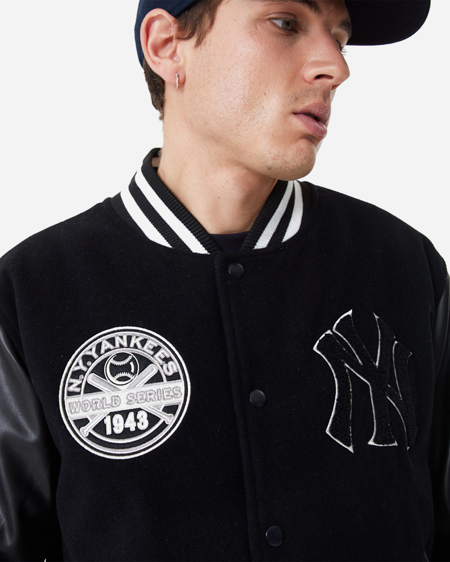 Felpa NEW ERA MLB LARGE LOGO VARSITY NEW YORK YANKEES M - Nero - 4 | Cisalfa Sport