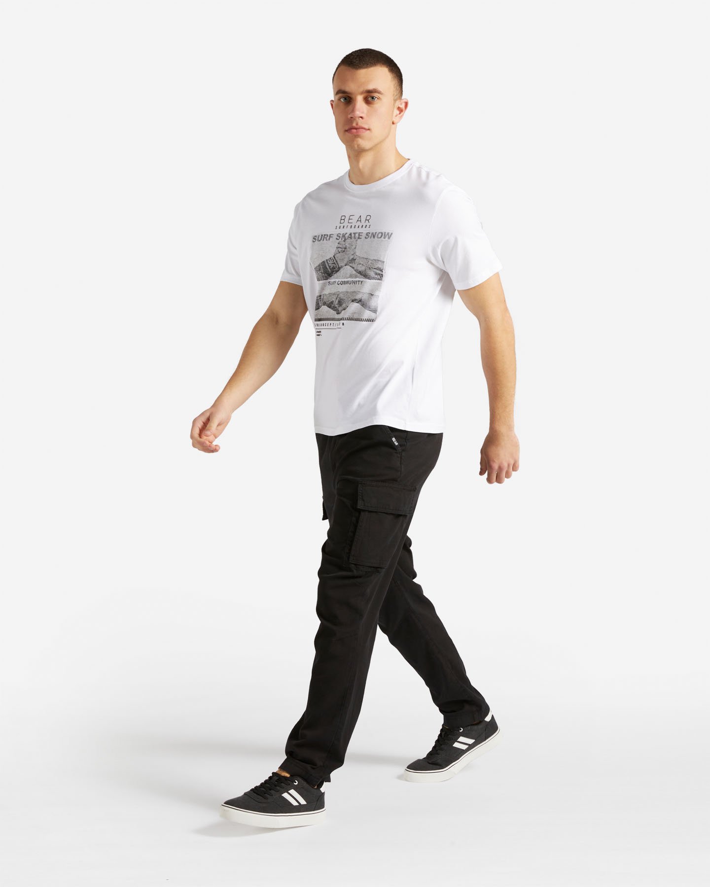 T-shirt BEAR HERITAGE M - Bianco - 3 | Cisalfa Sport