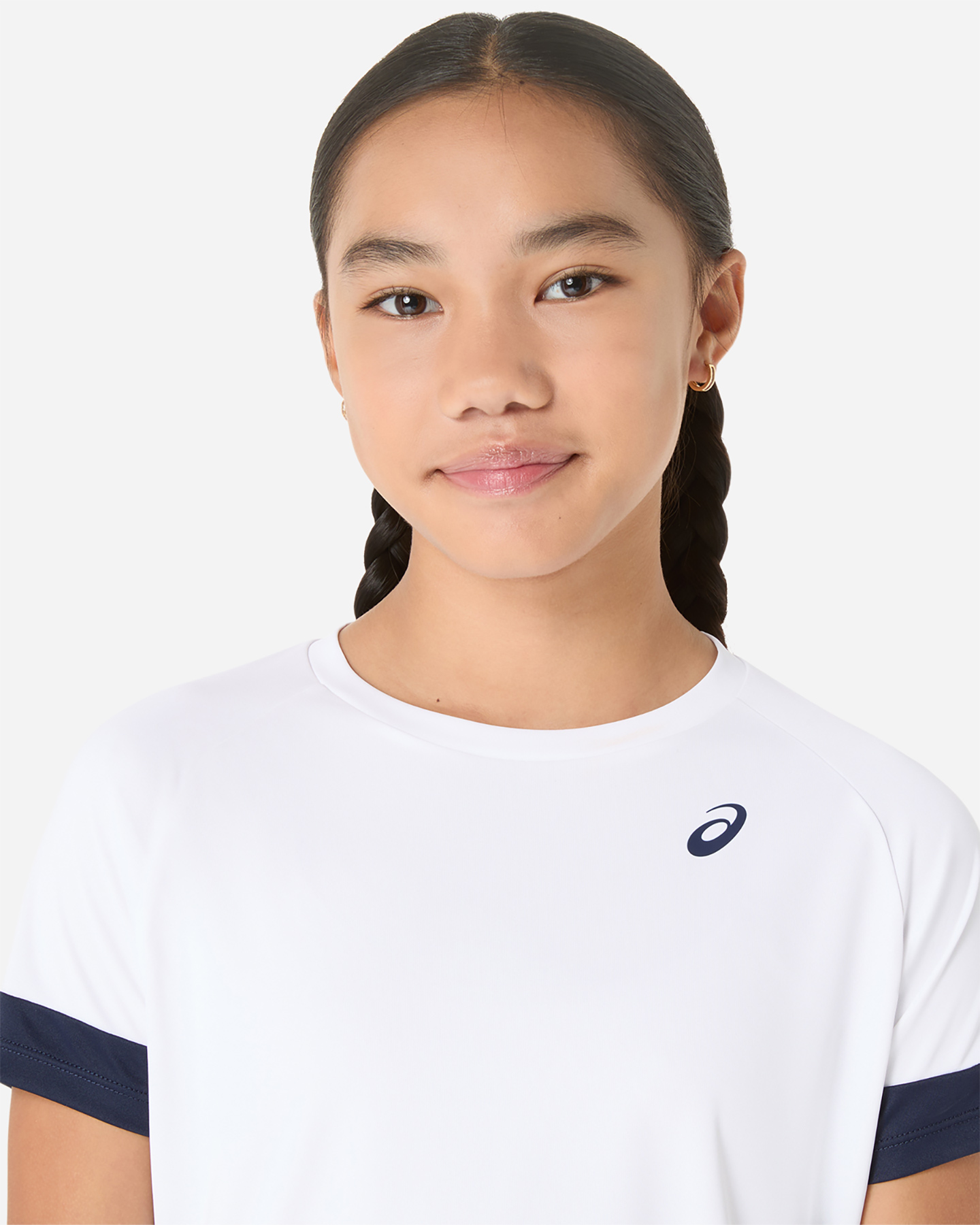 Maglia tennis ASICS BASIC JR - Bianco - 5 | Cisalfa Sport