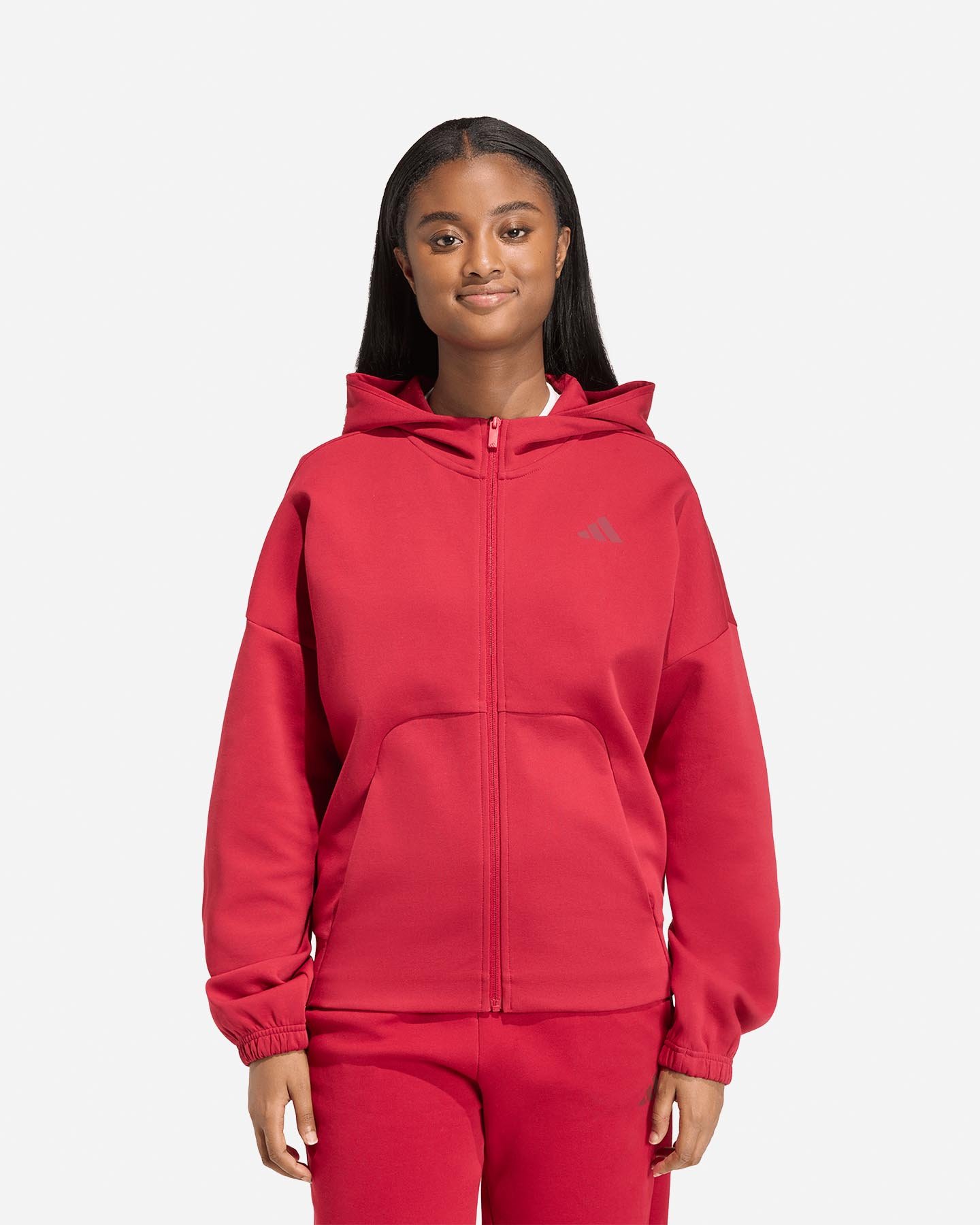 Felpa ADIDAS FUTURE ICONCS W - Rosso - 1 | Cisalfa Sport