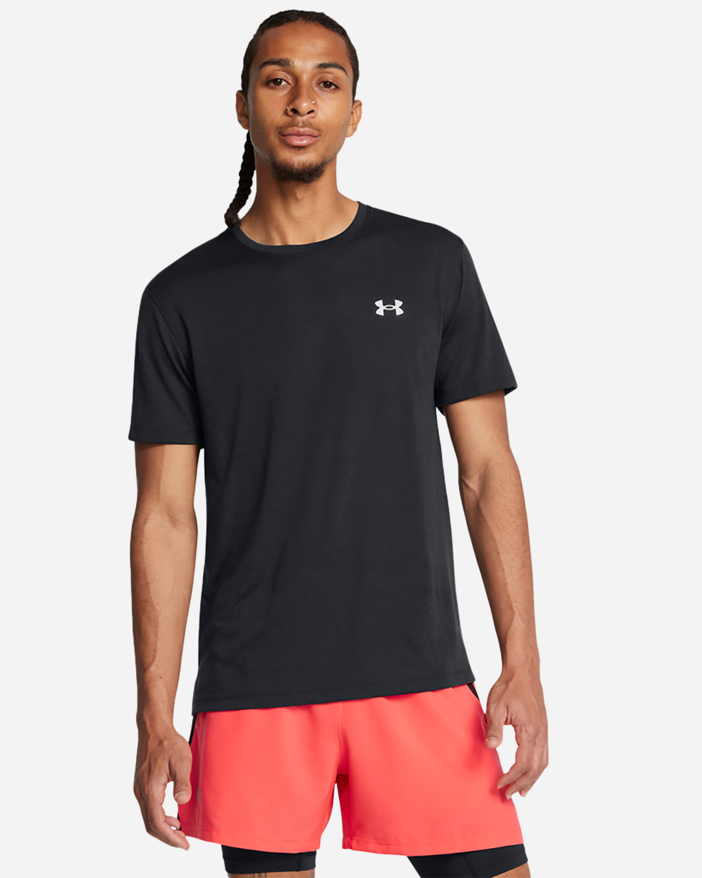 T-shirt running UNDER ARMOUR LAUNCH CAMO M - Nero - 0 | Cisalfa Sport