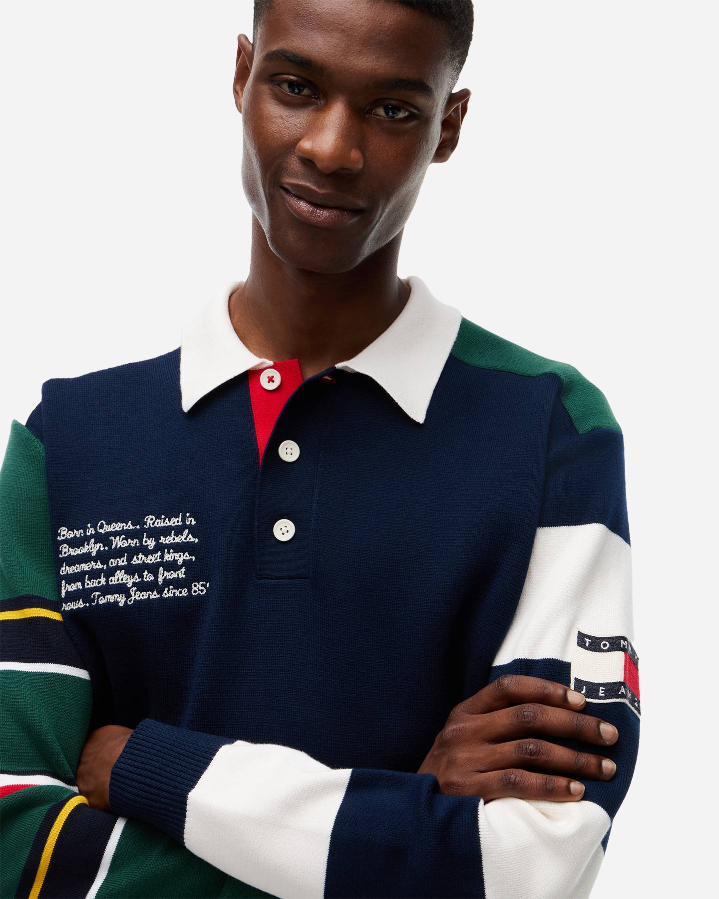 Maglione TOMMY HILFIGER INSERT COLOR BLOCK M - Color mix - 4 | Cisalfa Sport