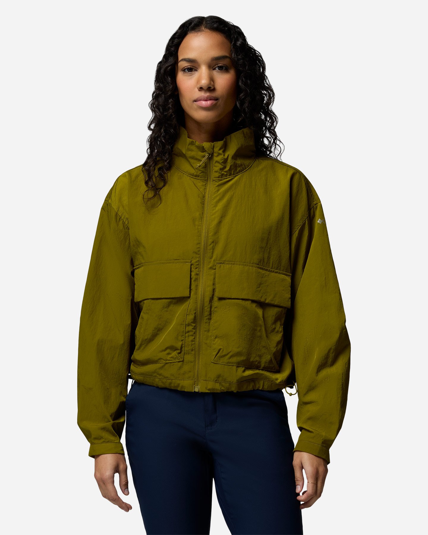 Giacca outdoor COLUMBIA PARACUTIE CROPPED CARGO WIND W - Verde - 0 | Cisalfa Sport