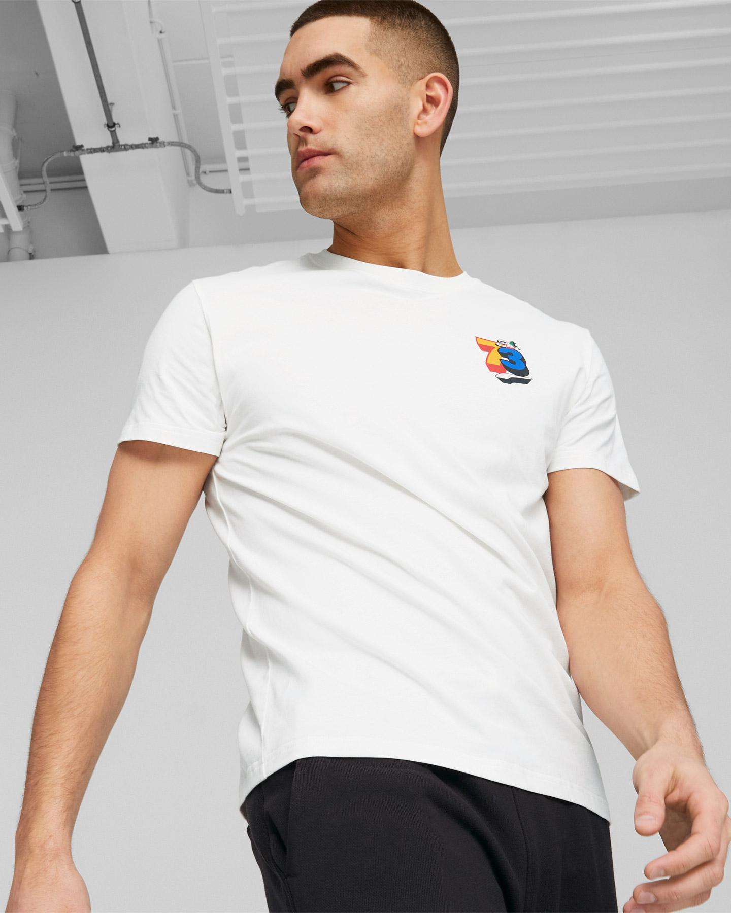 T-shirt PUMA TRASH TALK M - Bianco - 2 | Cisalfa Sport