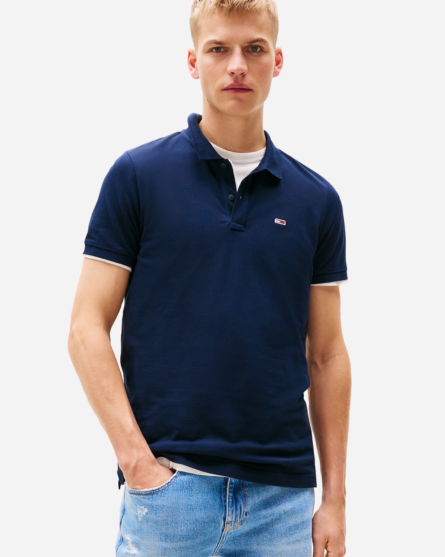 Polo TOMMY HILFIGER CLASSIC M - Blu Navy - 3 | Cisalfa Sport