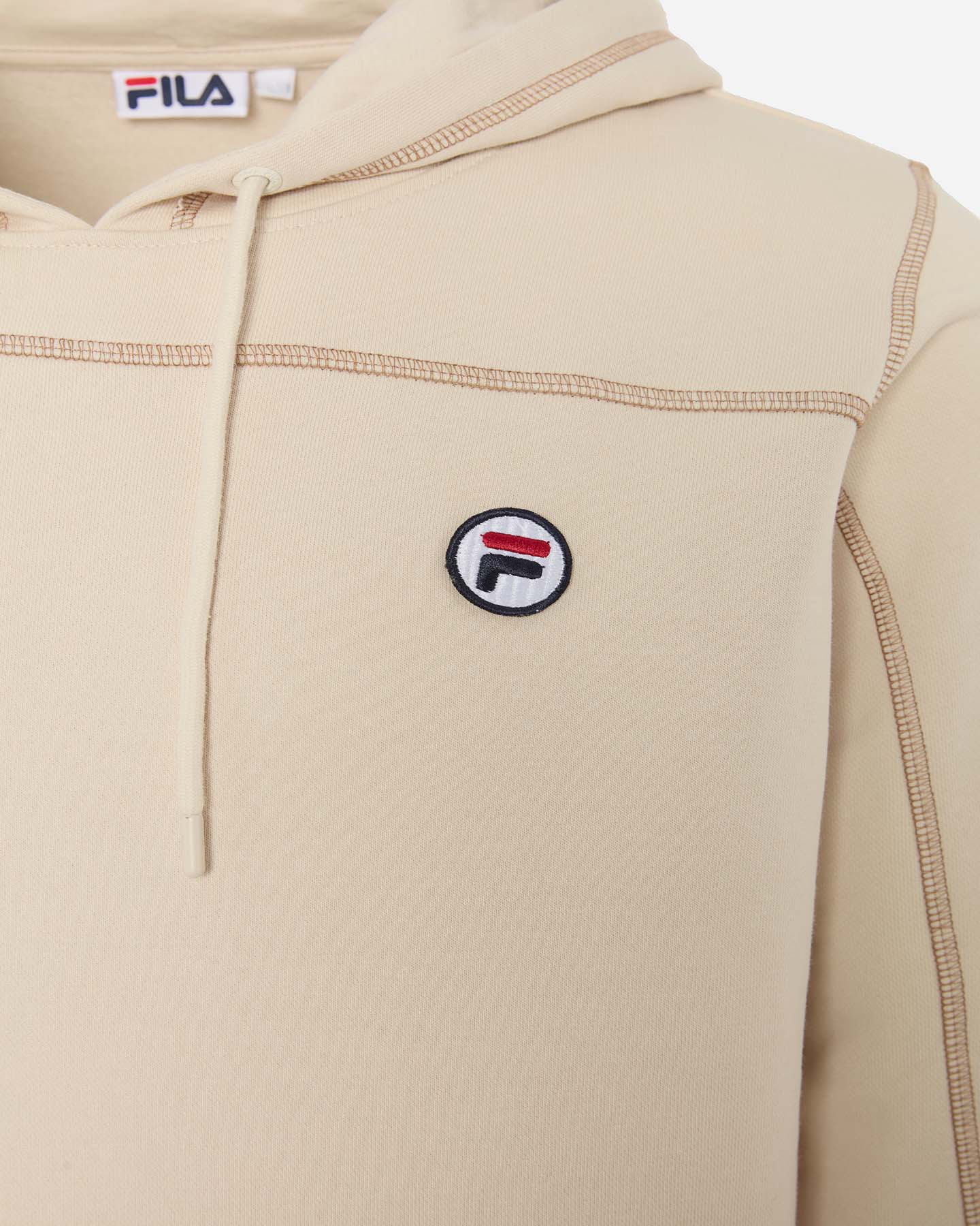 Felpa FILA SMALL PATCH M - Bianco - 2 | Cisalfa Sport