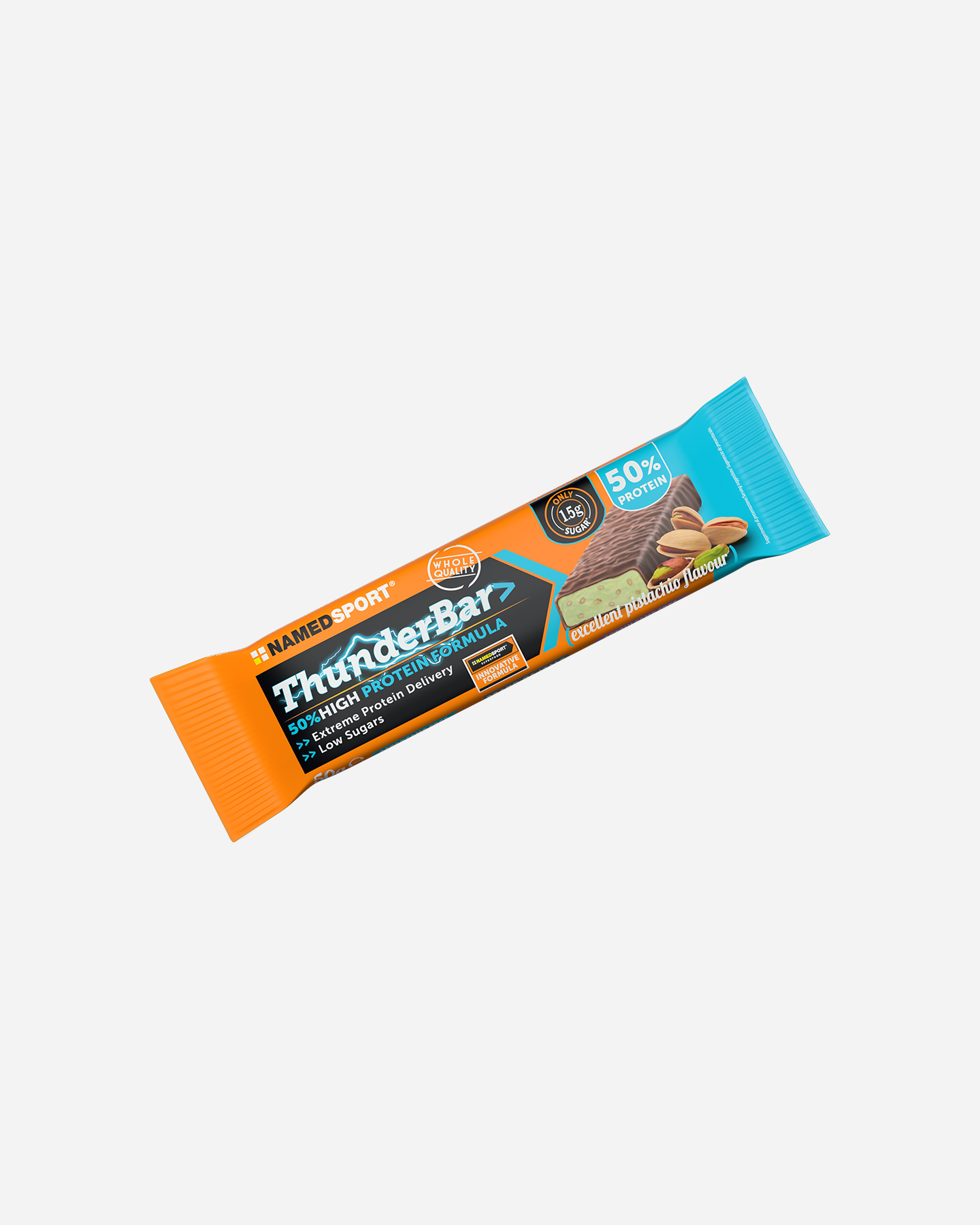Energetico NAMED SPORT THUNDER BAR PISTACCHIO 50G  - Color mix - 0 | Cisalfa Sport