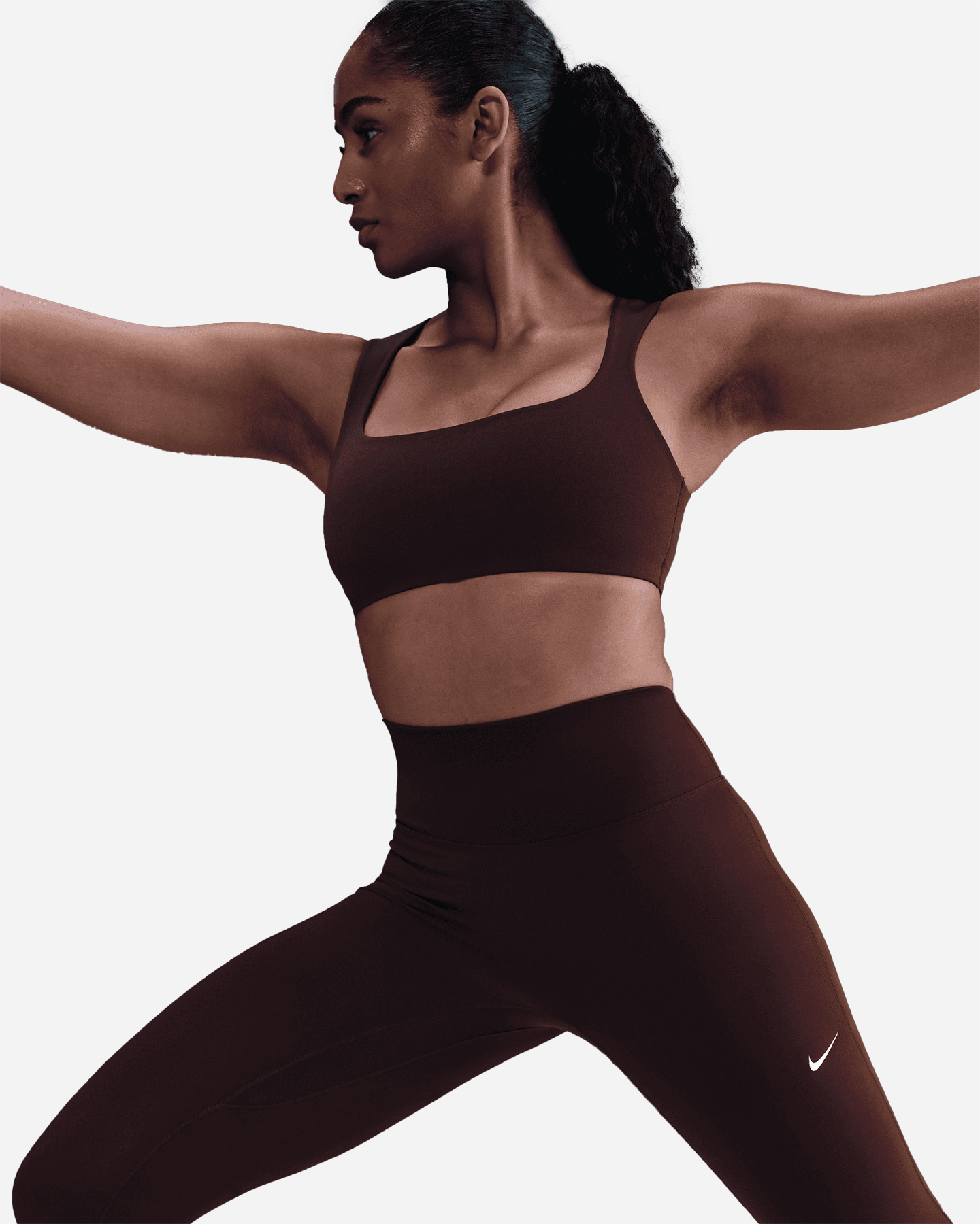 Leggings NIKE DRI FIT ONE USEAM W - Rosso - 4 | Cisalfa Sport