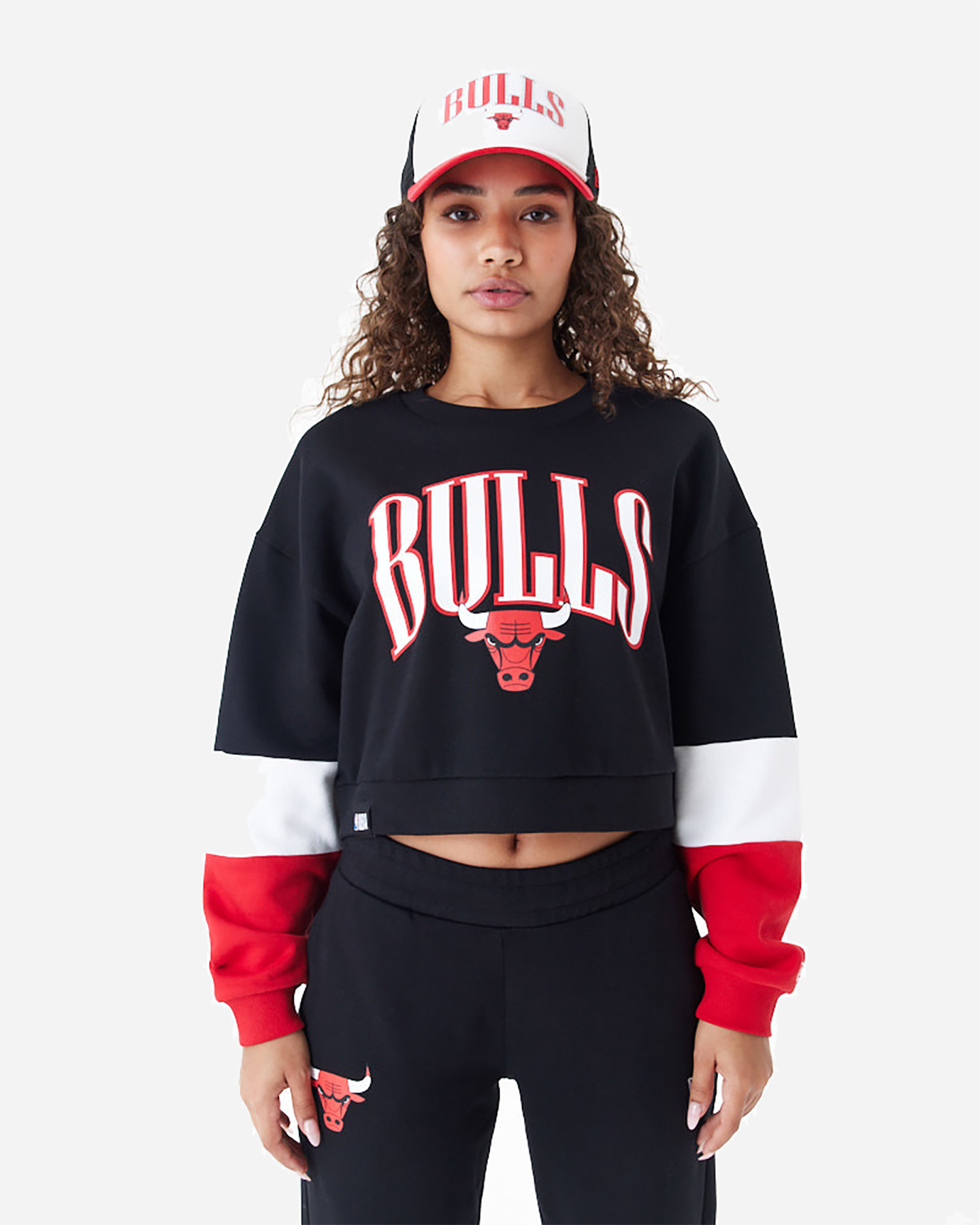 Felpa NEW ERA CHICAGO BULLS W - Nero - 3 | Cisalfa Sport