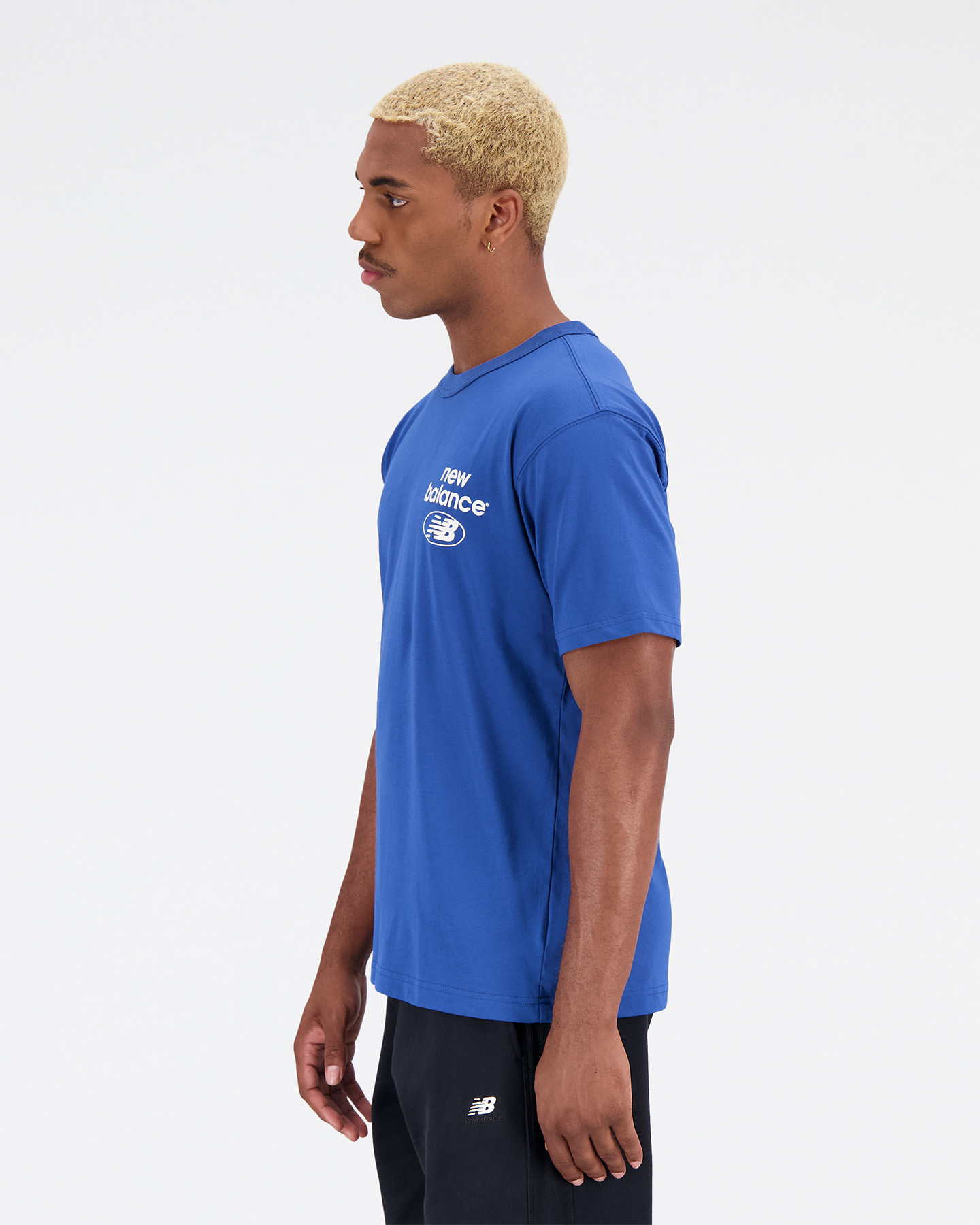 T-shirt NEW BALANCE ESSENTIAL REIMAGINED M - Blu - 1 | Cisalfa Sport