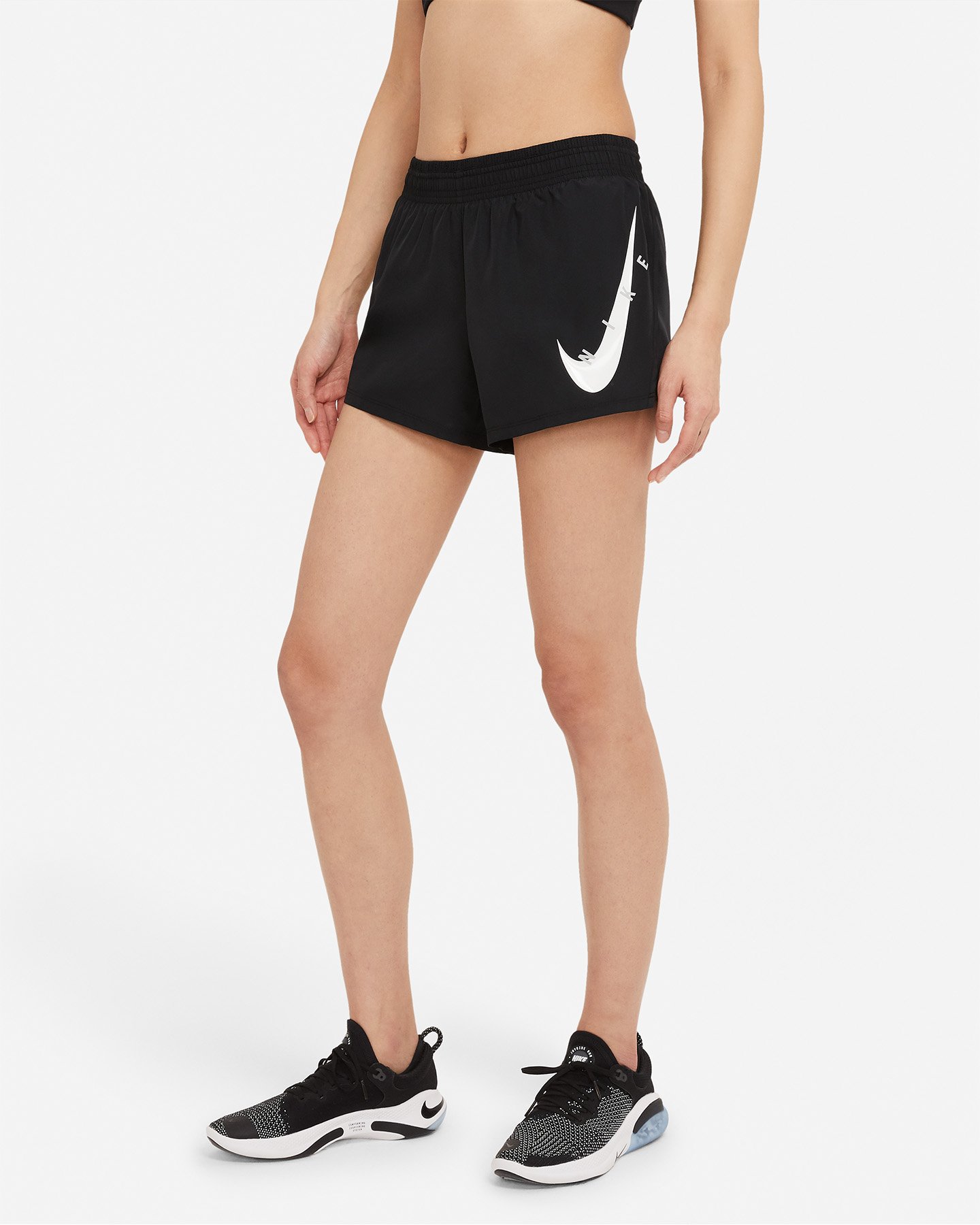 SWOOSH RUN BLACK W