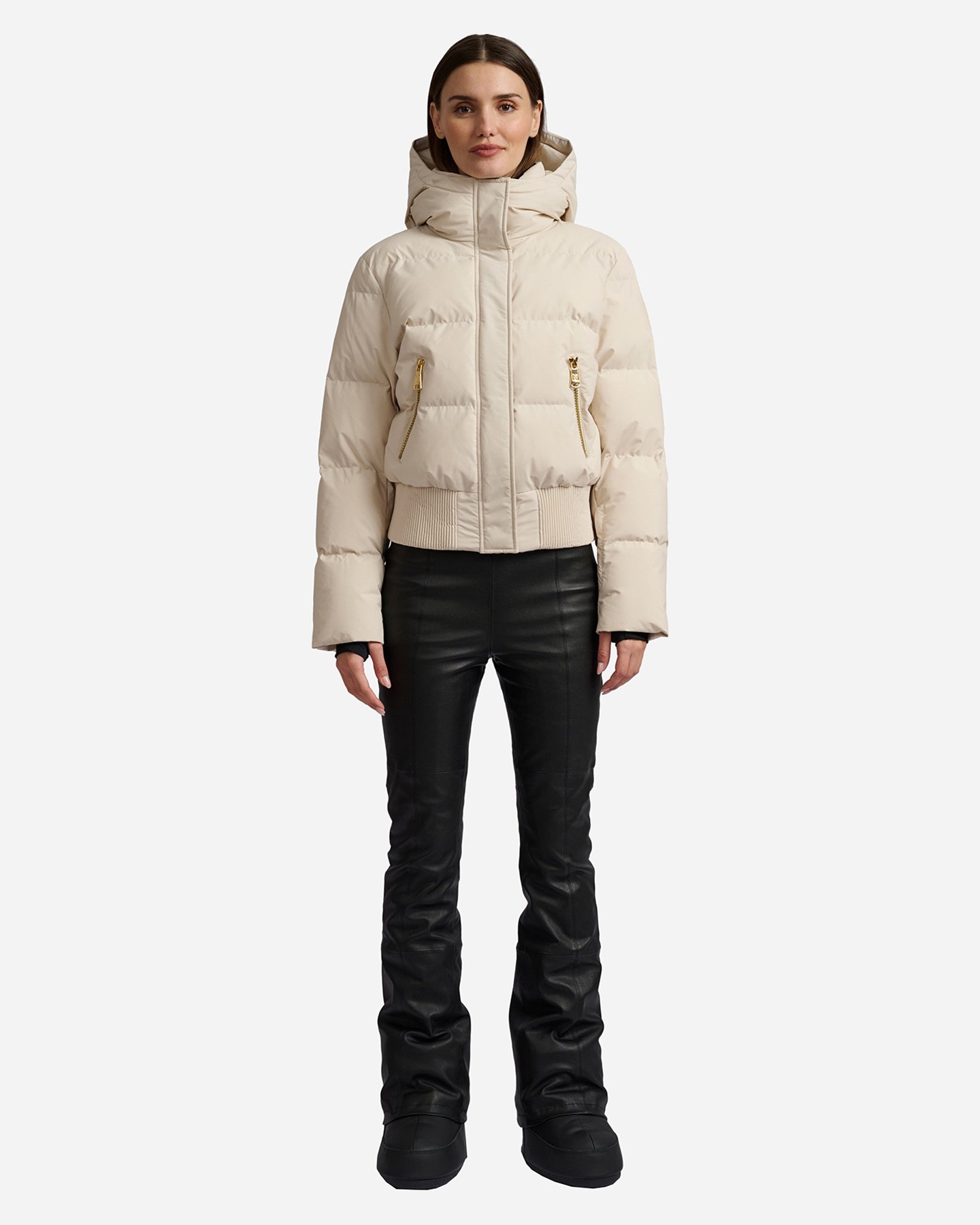 Giacca sci NIKKIE NUMA GLITTER W - Beige - 2 | Cisalfa Sport