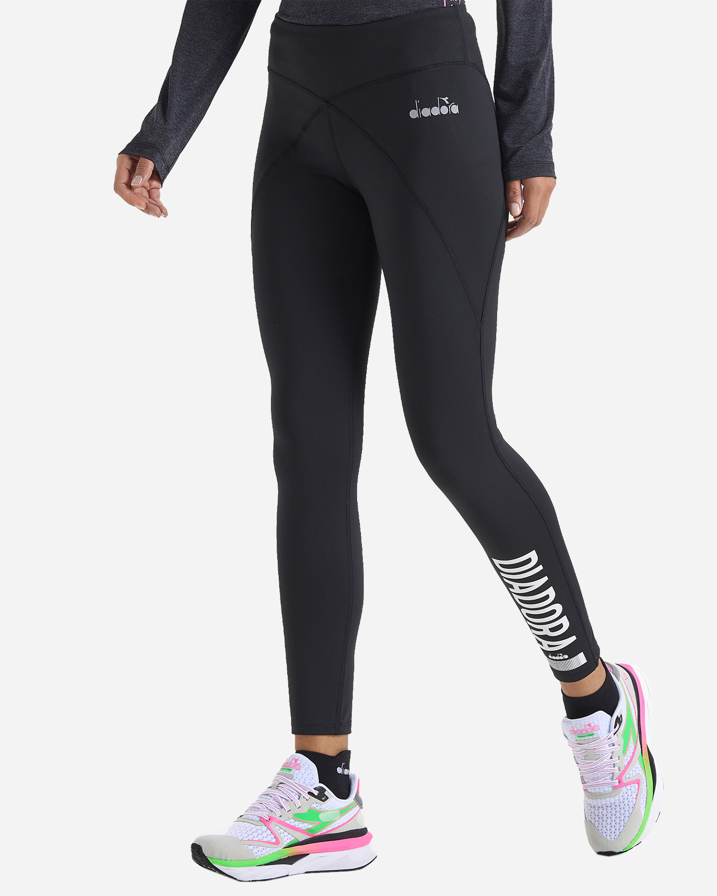 Fuseaux running DIADORA BE ONE W - Nero - 2 | Cisalfa Sport