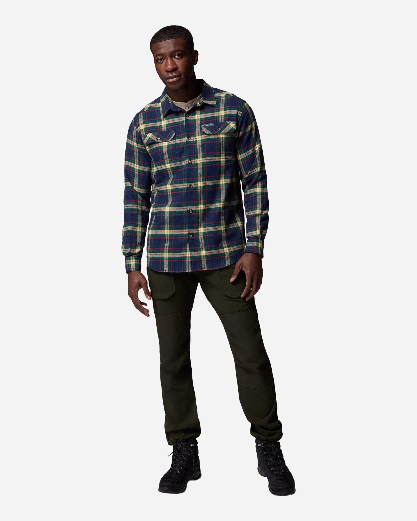 Camicia COLUMBIA FLARE GUN M - Blu Navy - 2 | Cisalfa Sport