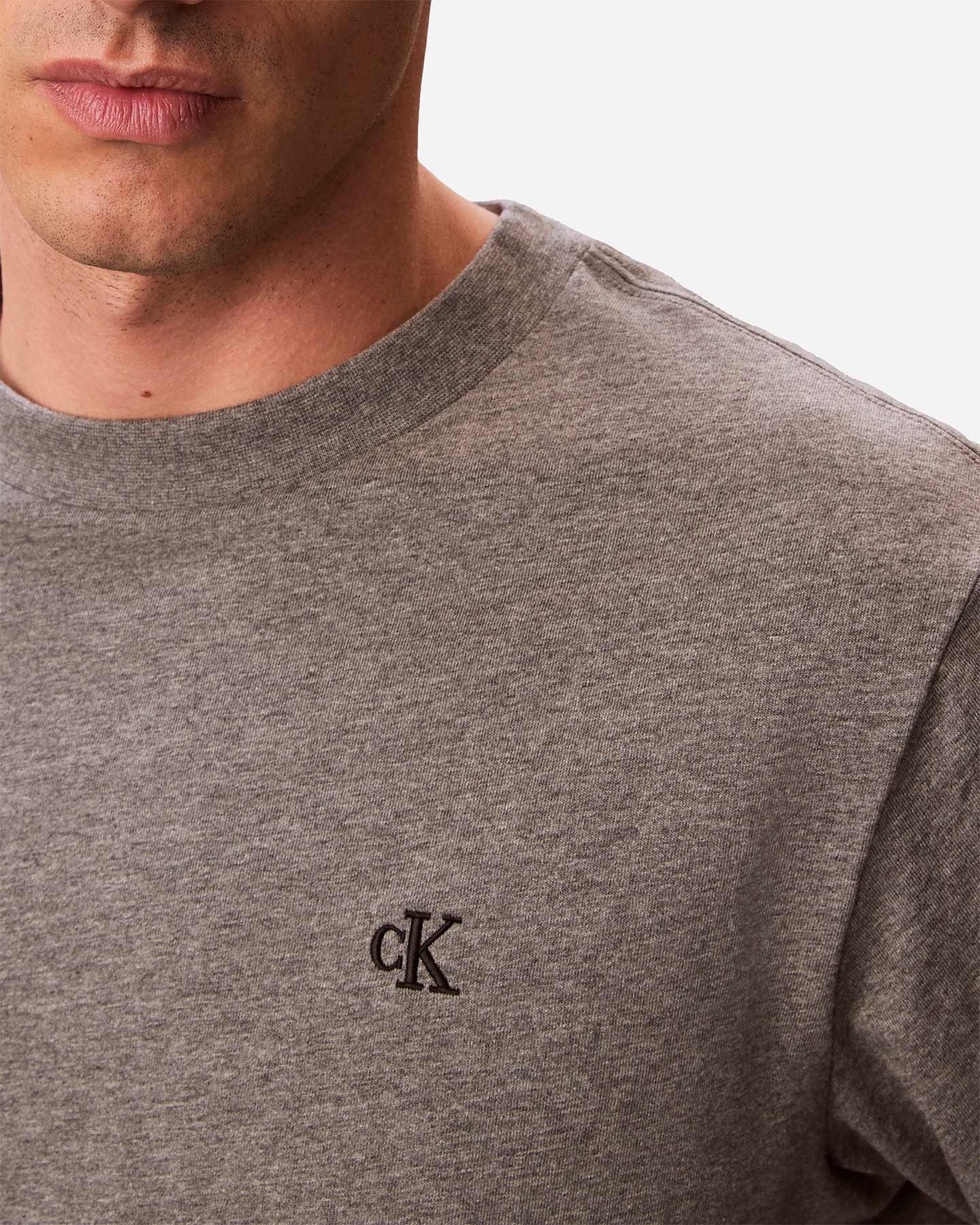 T-shirt CALVIN KLEIN JEANS EASY MONOGRAM M - Grigio - 4 | Cisalfa Sport