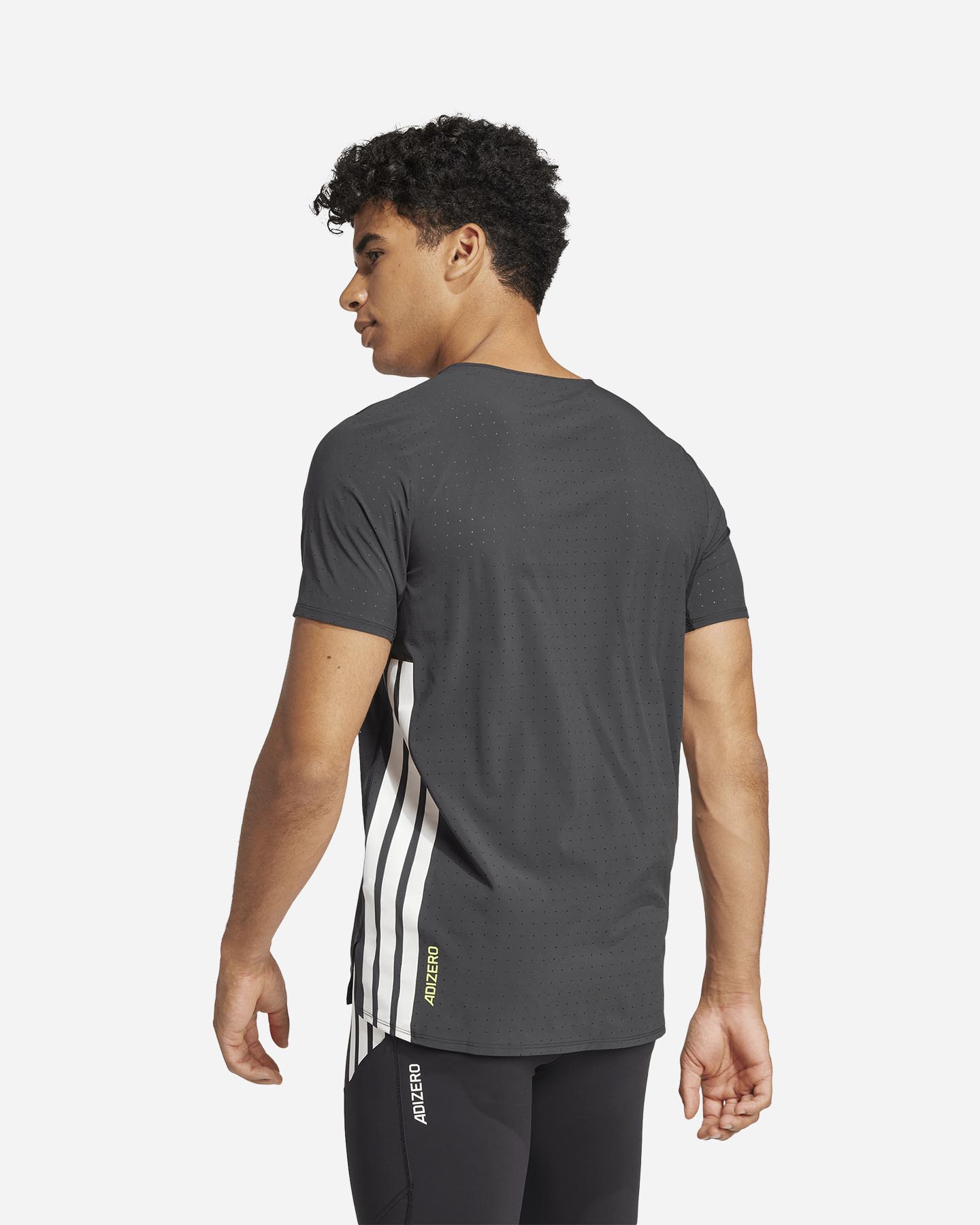 T-shirt running ADIDAS ADIZERO M - Nero - 3 | Cisalfa Sport