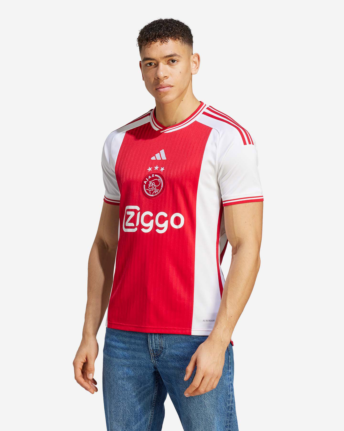 Maglia calcio ufficiale ADIDAS AJAX HOME 23-24 M - Bianco - 2 | Cisalfa Sport