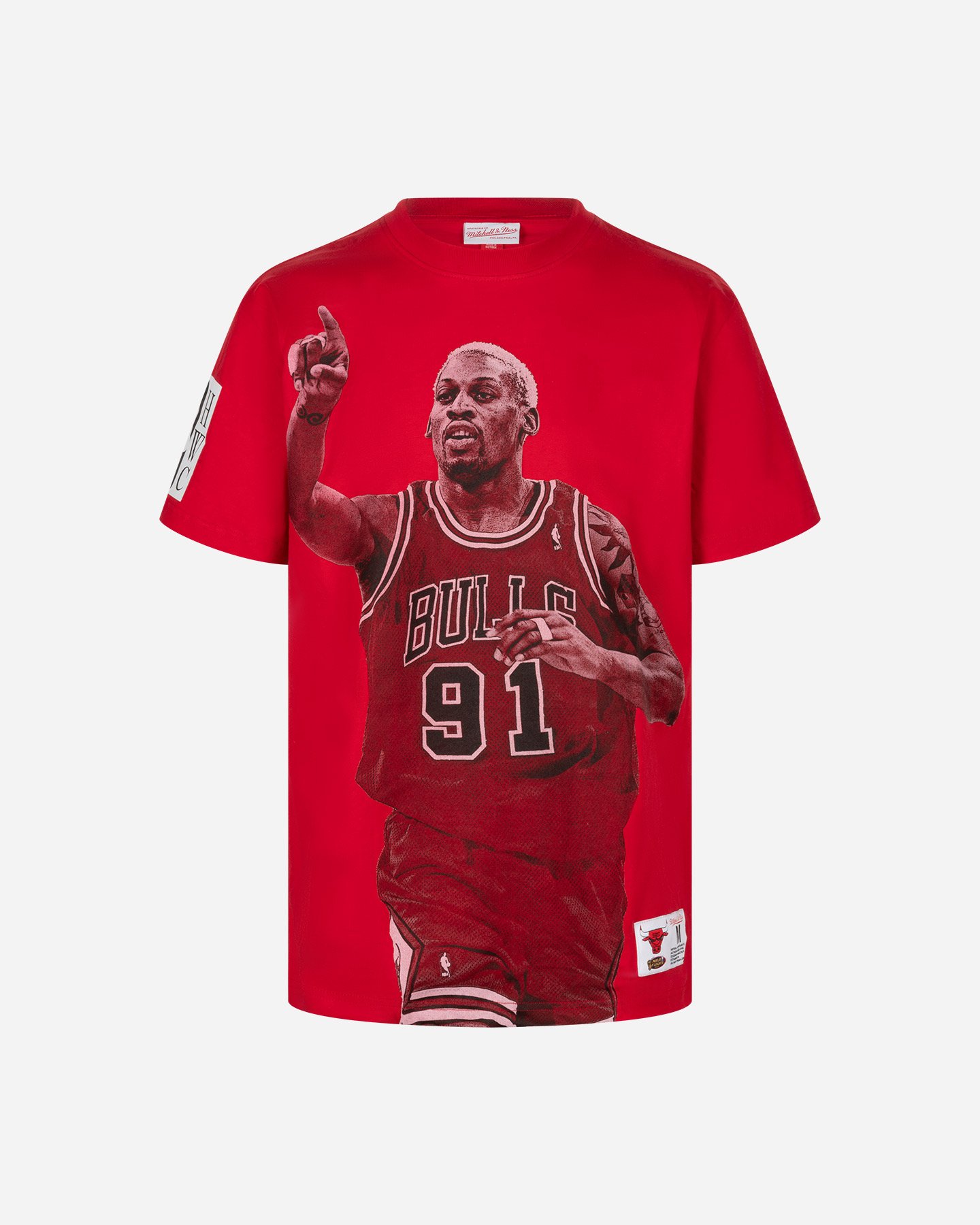 T shirt nba MITCHELL&NESS ULTIMATE PLAYER BULLS RODMAN M - Rosso - 0 | Cisalfa Sport