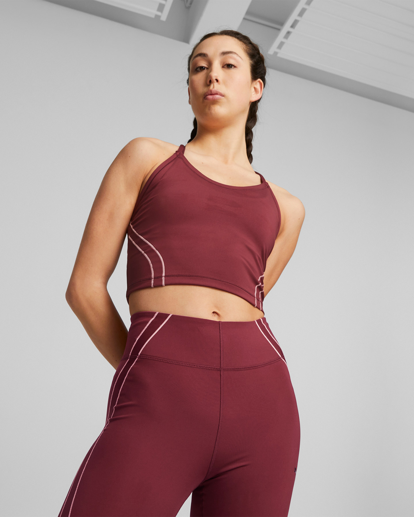 Bra training PUMA STUDIO W - Viola - 2 | Cisalfa Sport