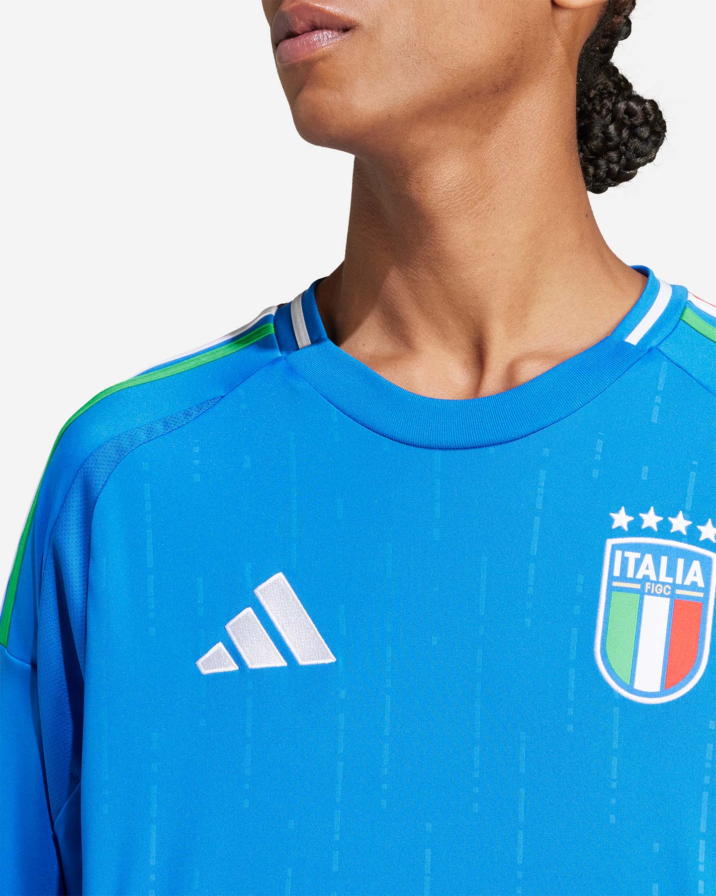 Maglia calcio ufficiale ADIDAS ITALIA FIGC HOME M - Blu - 4 | Cisalfa Sport