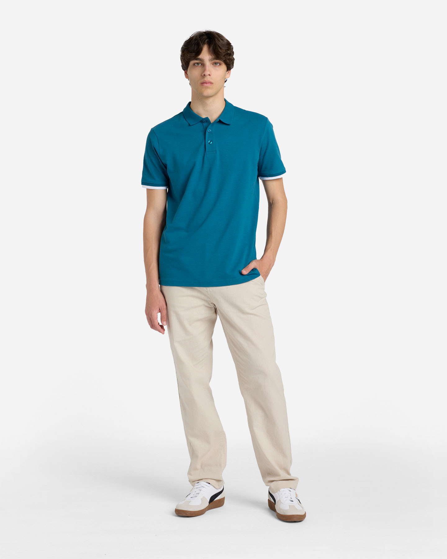 Polo DACK'S ESSENTIAL M - Azzurro - 2 | Cisalfa Sport