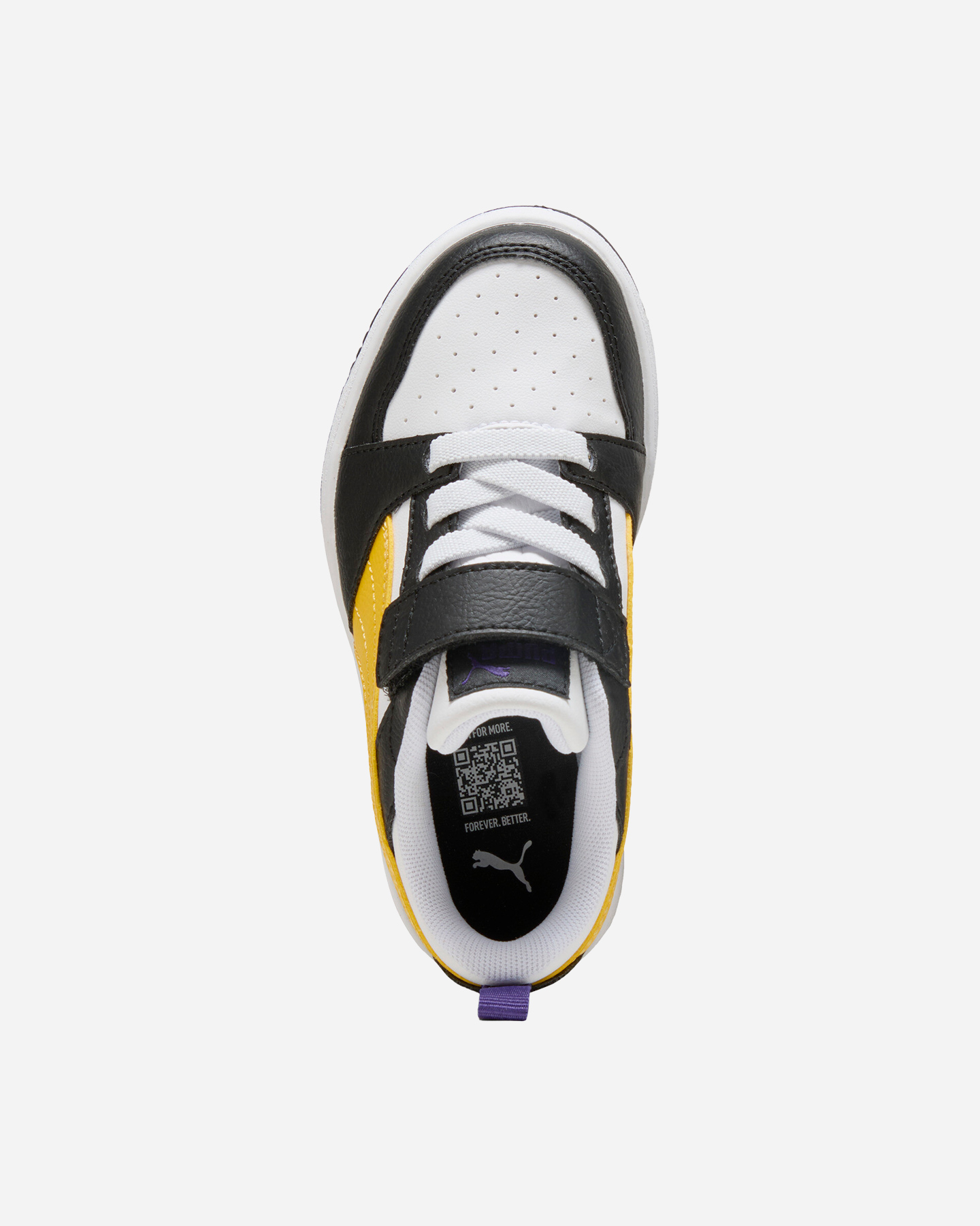 Scarpe sneakers PUMA REBOUND V6 LOW PS JR - Giallo - 3 | Cisalfa Sport