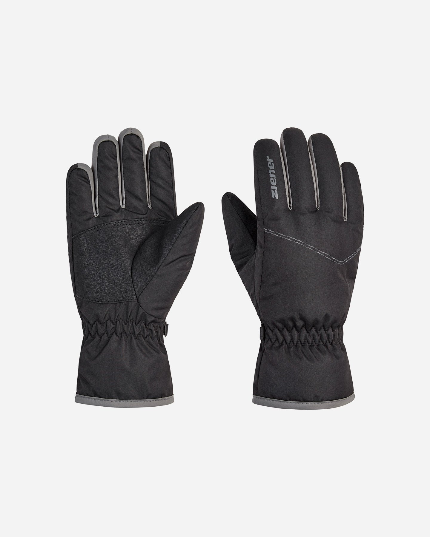 Guanti sci ZIENER BASIC JR - Nero - 0 | Cisalfa Sport
