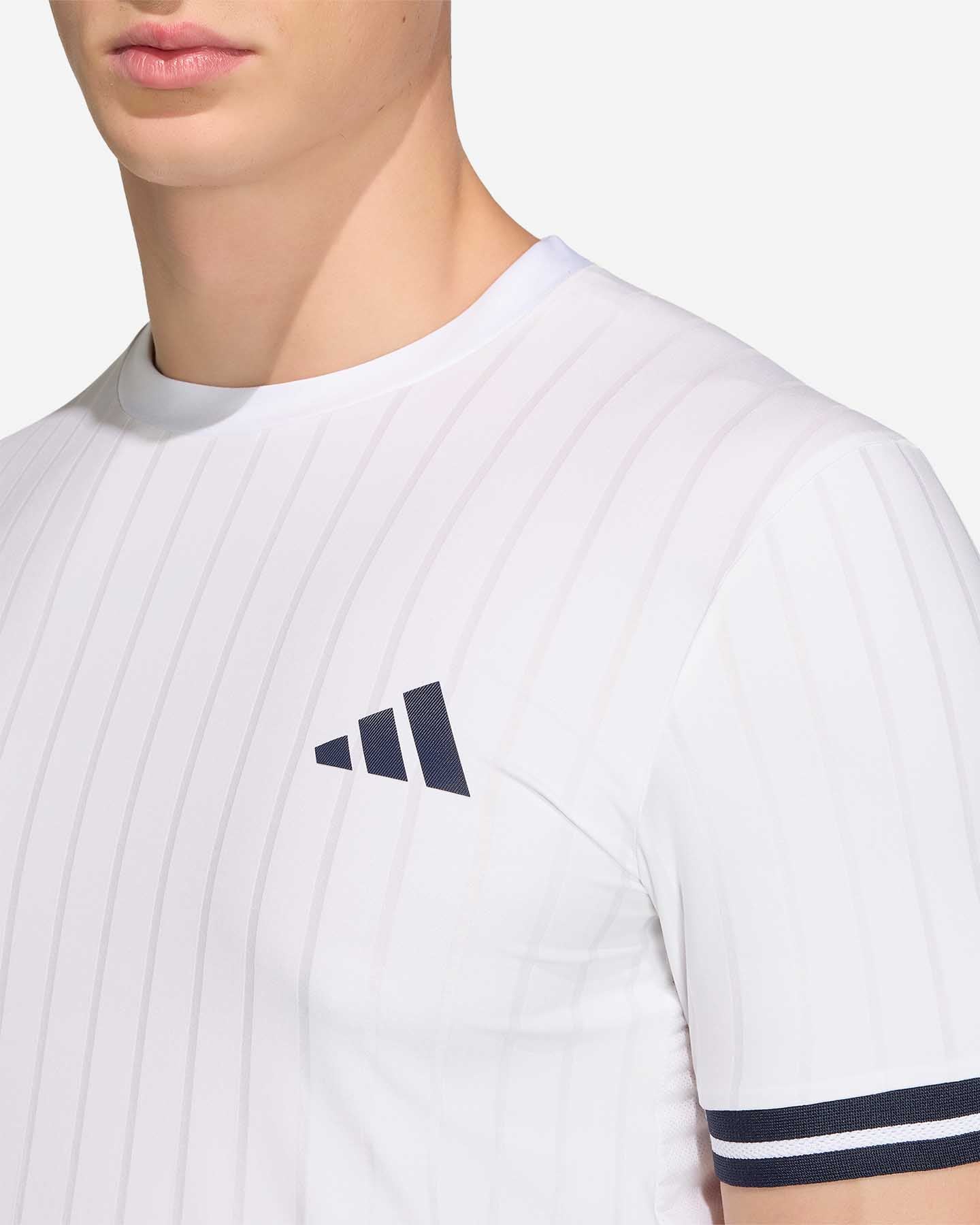 T-shirt tennis ADIDAS FREELIFT PRO M - Bianco - 4 | Cisalfa Sport